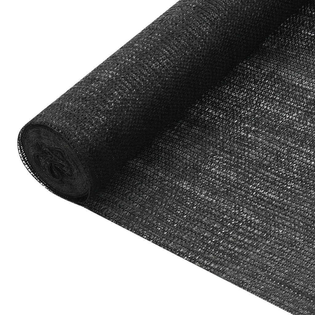Blende Zaunblende Schwarz 3,6x50 m HDPE 75 g/m²