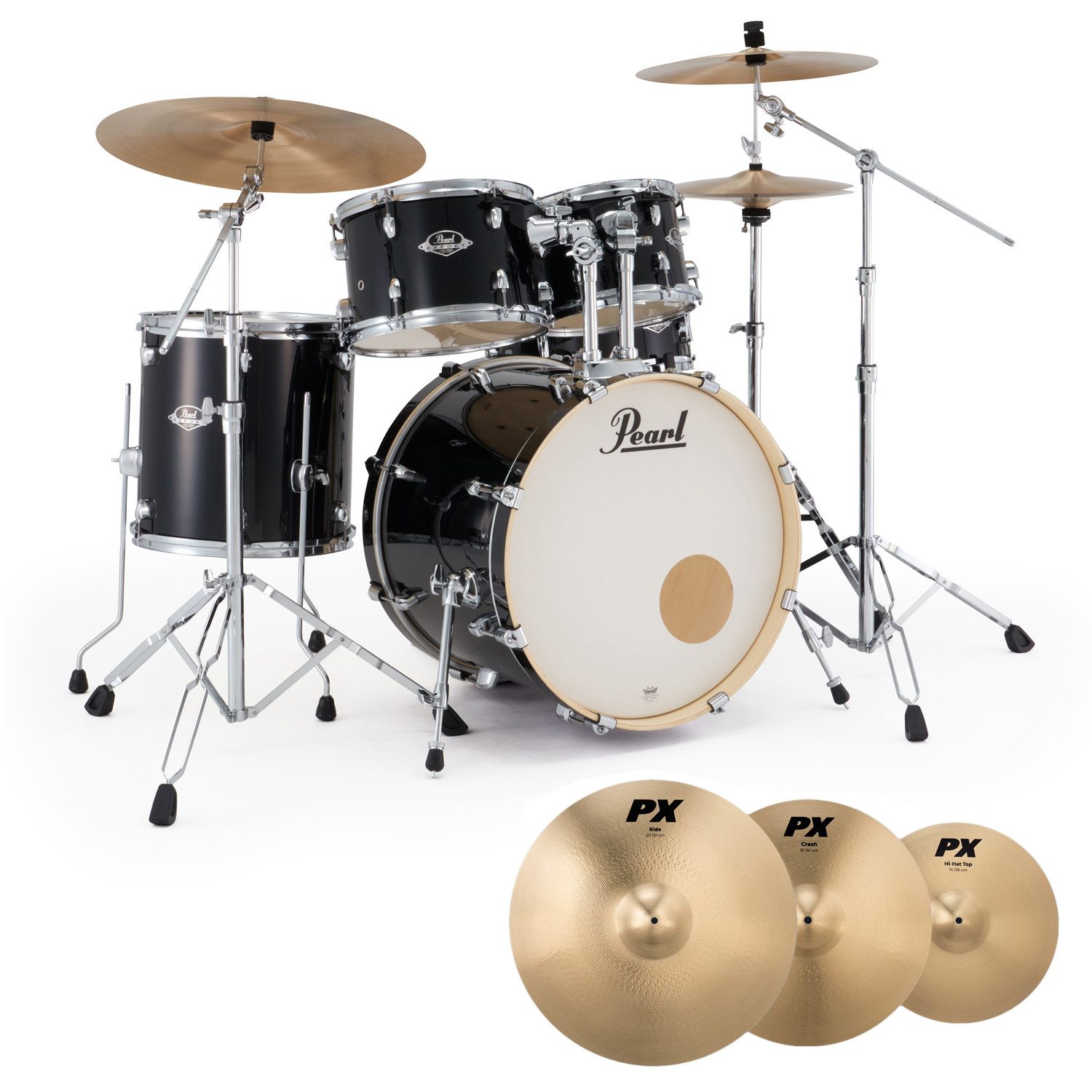 Pearl Drums Schlagzeug Pearl Schlagzeug Export EXX705NBR-C31 Komplettset,Anfänger, Fortgeschrittene, Komplettset, Schlagzeug-Set