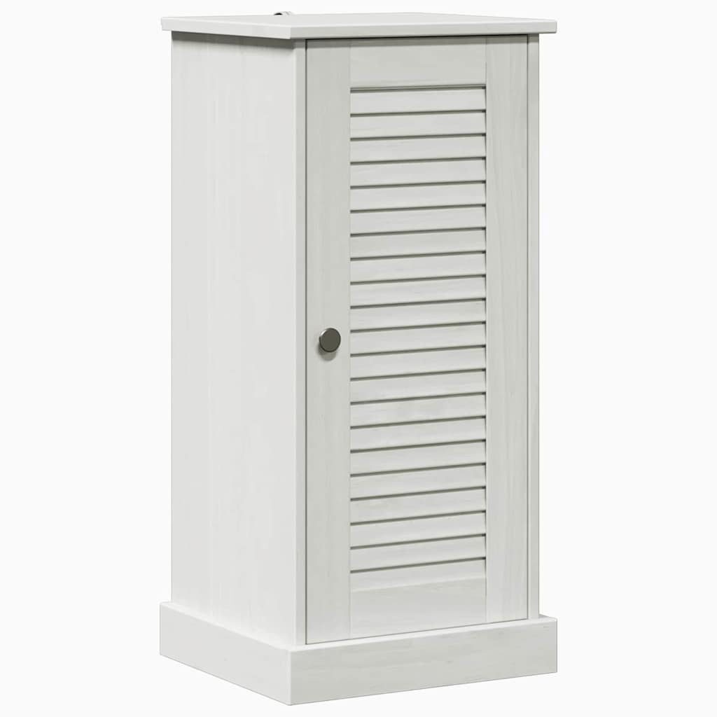 vidaXL Badezimmerspiegelschrank Badezimmerschrank VIGO Weiß und Antikweiß 37,5 x 34 x 80 cm (1-St)