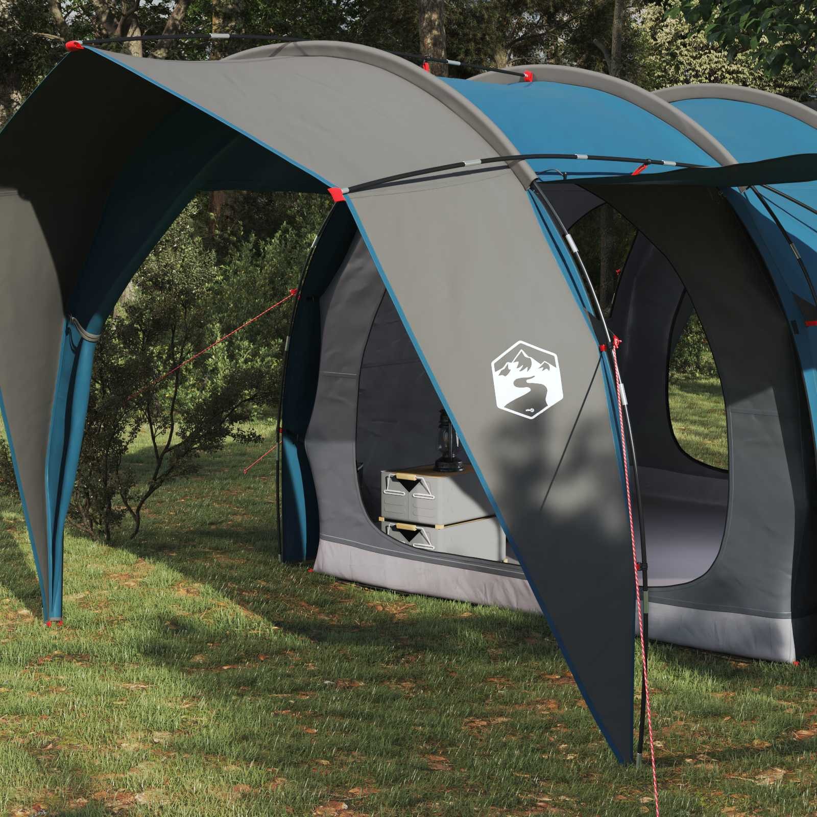 vidaXL Tunnelzelt Tunnelzelt Blau 382 x 262 x 214 cm, (1 tlg)