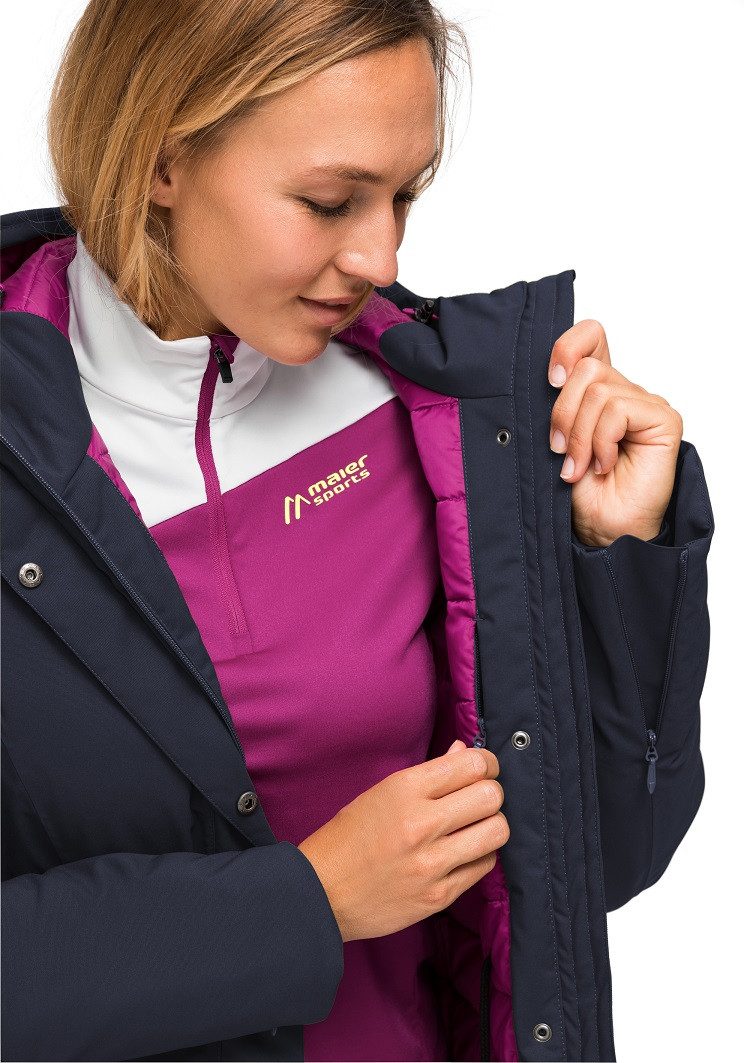 Maier Sports Wintermantel Henni (wasserdicht, winddicht) dunkelblau Damen