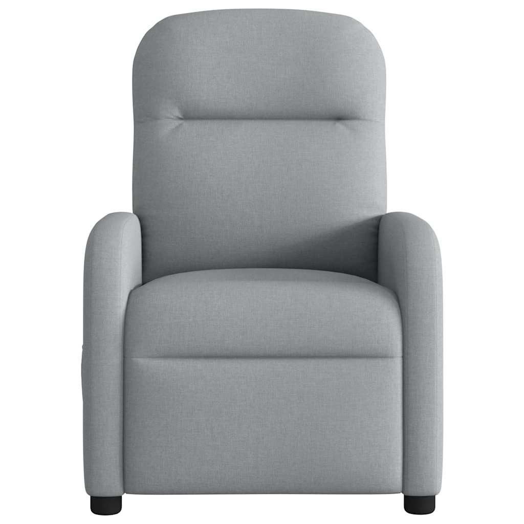 vidaXL Sessel Relaxsessel Hellgrau Stoff (1-St) günstig online kaufen