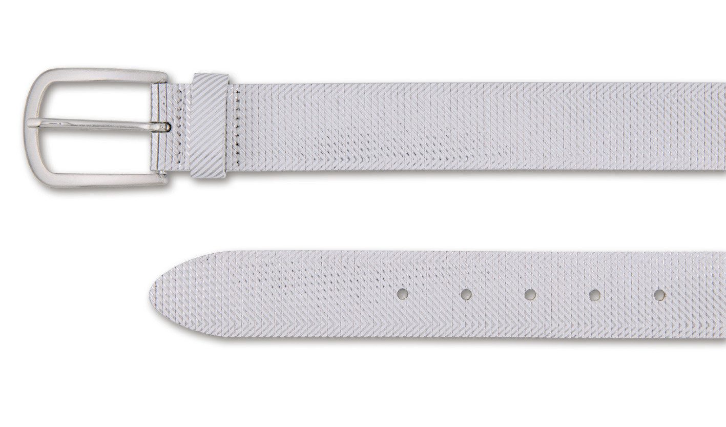 BERND GÖTZ Ledergürtel Ledergürtel mit stylisch geriffelter Oberfläche günstig online kaufen