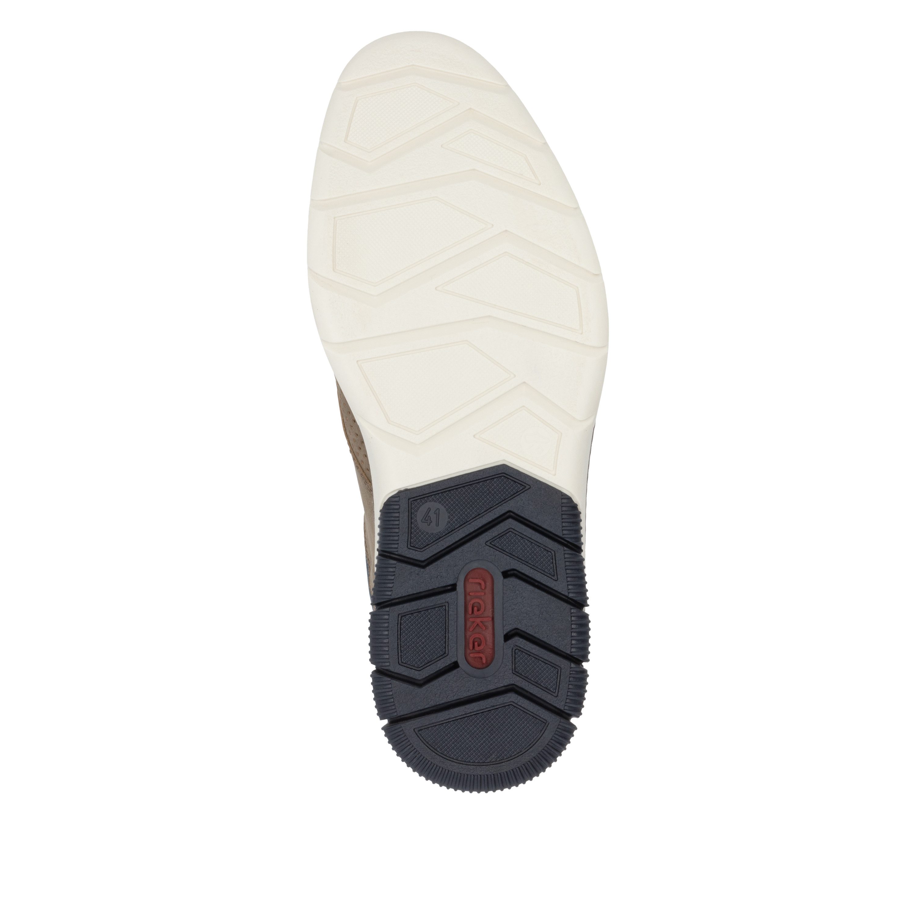 Rieker Slip-On Sneaker Schlupfschuh, Halbschuh, Freizeitschuh mit Prägung