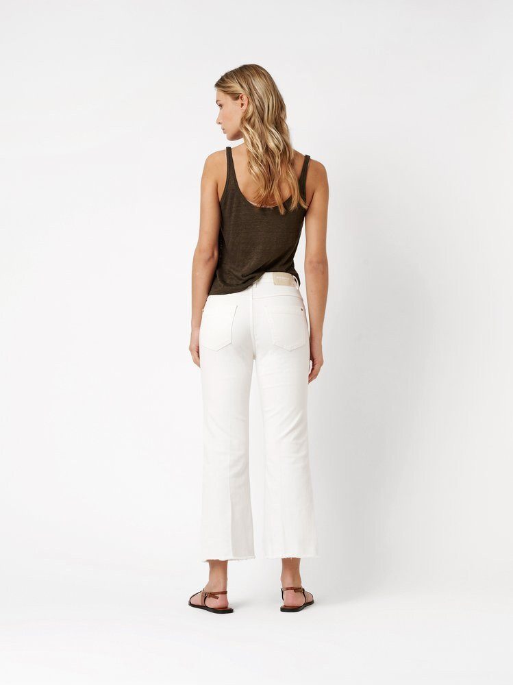 ROSNER Schlagjeans Antonia Bootcut (1-tlg) mit ausgefransten Säumen