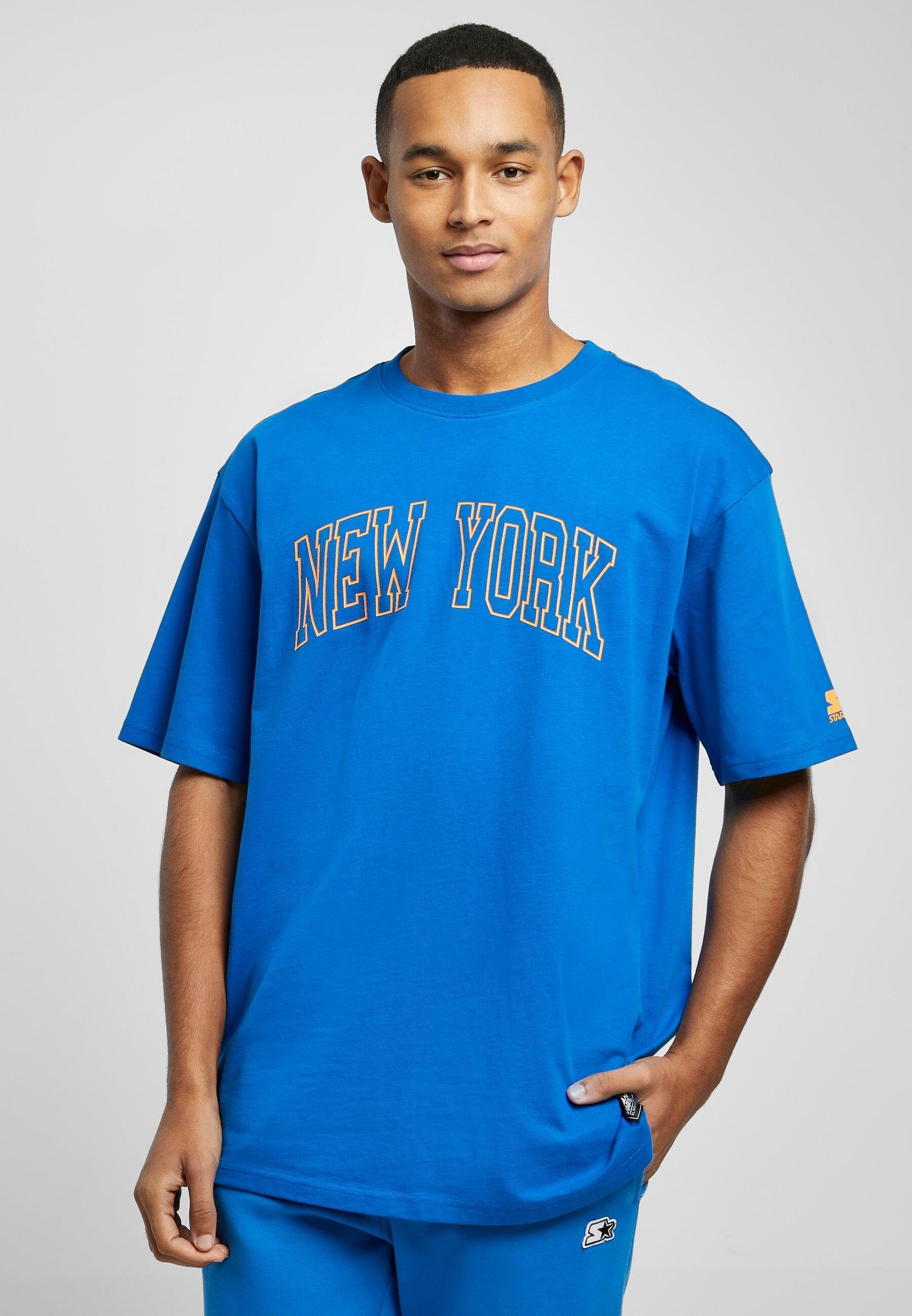 Herren T-Shirt Starter New York cobaltblue Starter (1-tlg) Tee