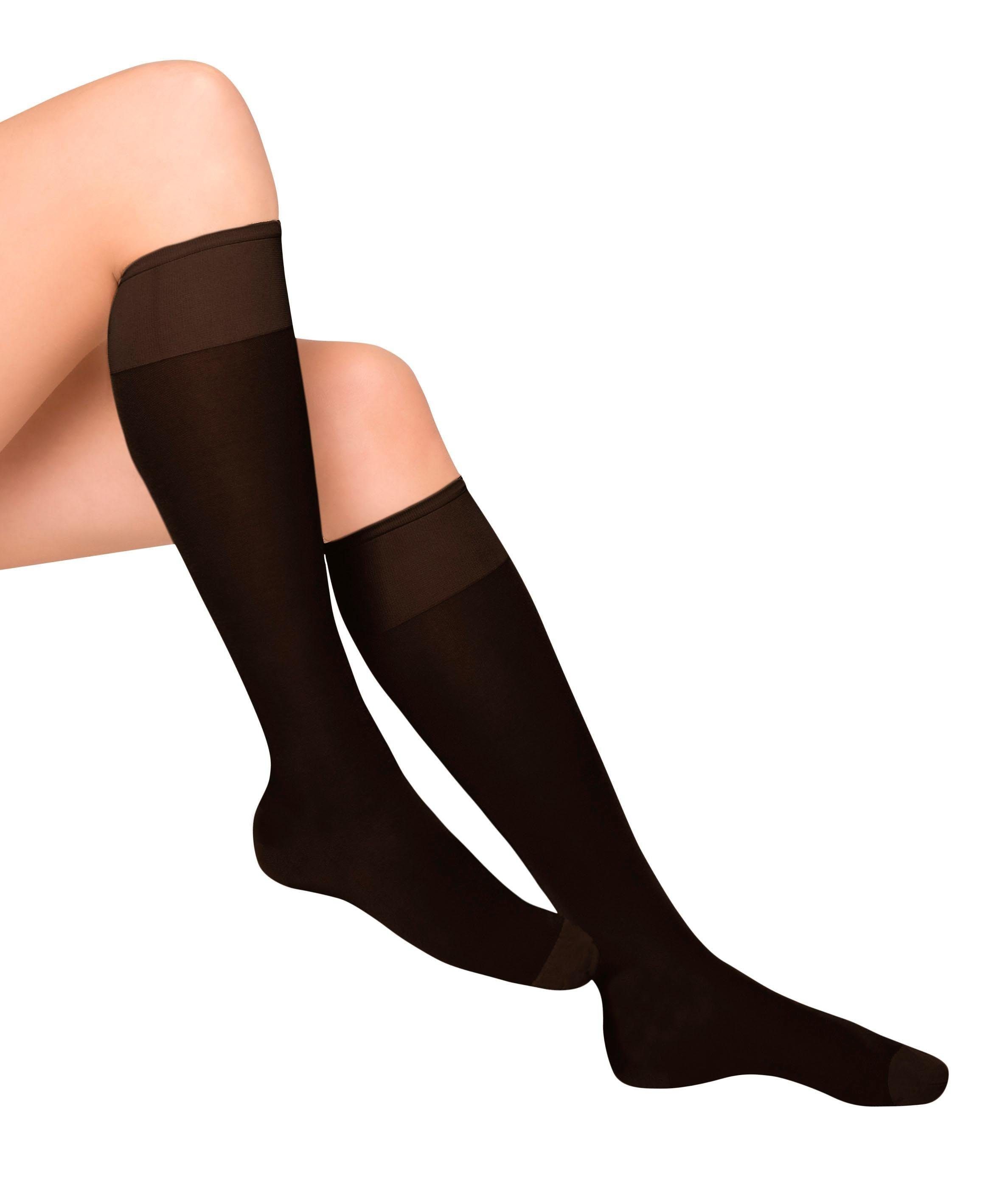 Janastyle Stützkniestrümpfe Fresh Travel, idealer Reise- und Alltagsbegleiter, 8-10 mmHg, (Set, 3 Paar) hoher Tragekomfort, wirkt antibakteriell, keine Druckstellen