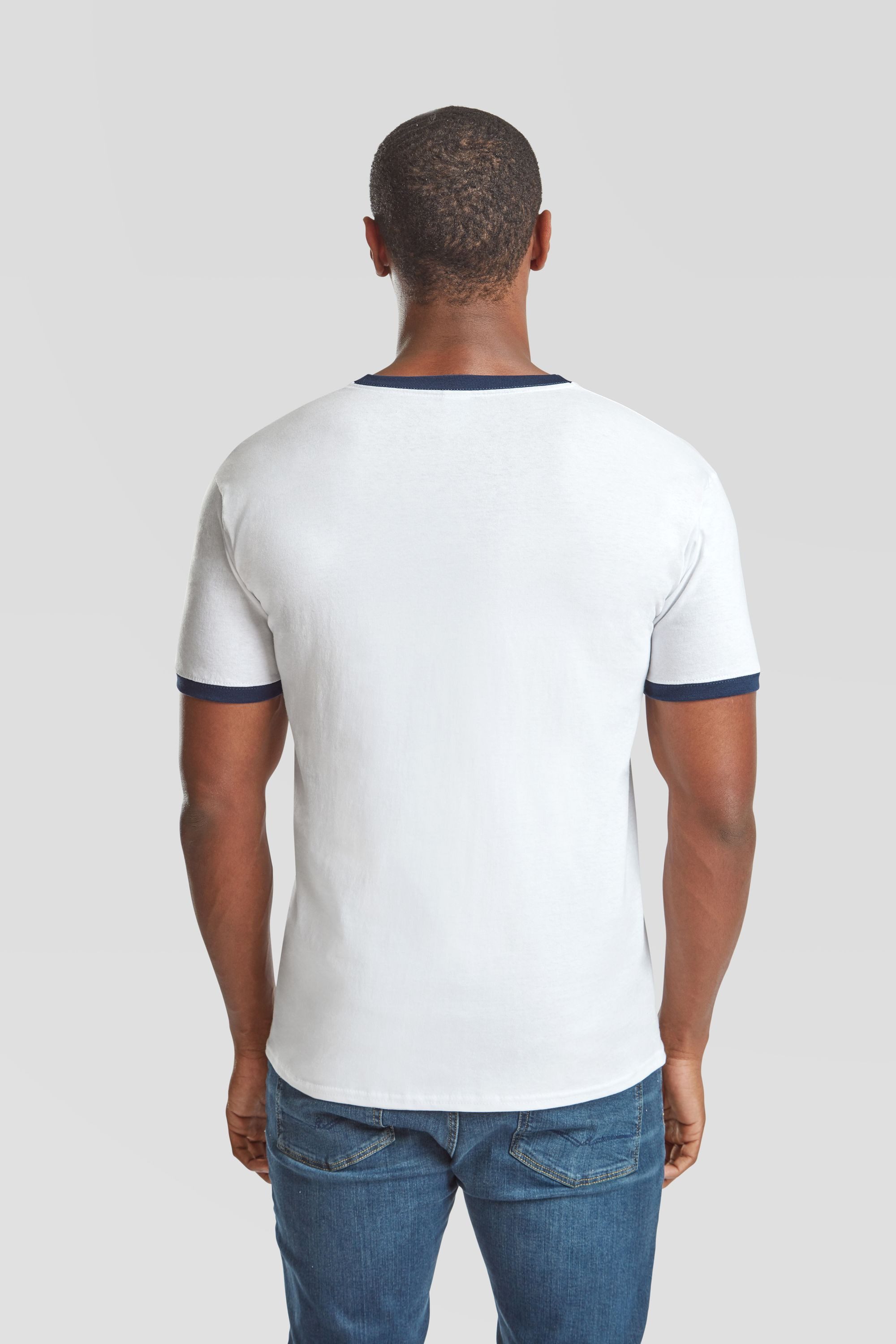 Fruit of the Loom Rundhalsshirt Fruit of the Loom Valueweight Ringer T – Bild 5 von 5