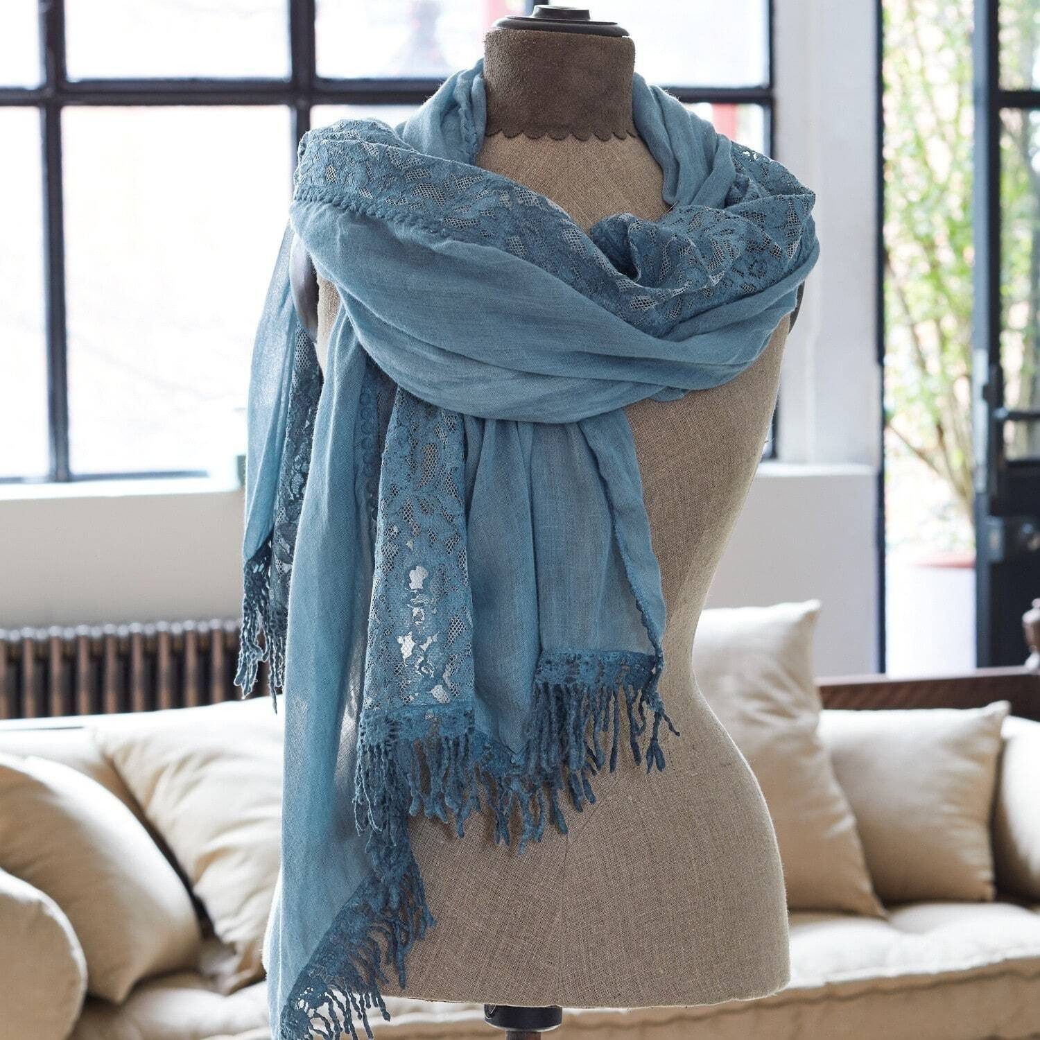 Mirabeau Modeschal Schal Emely blau, (1-St) günstig online kaufen