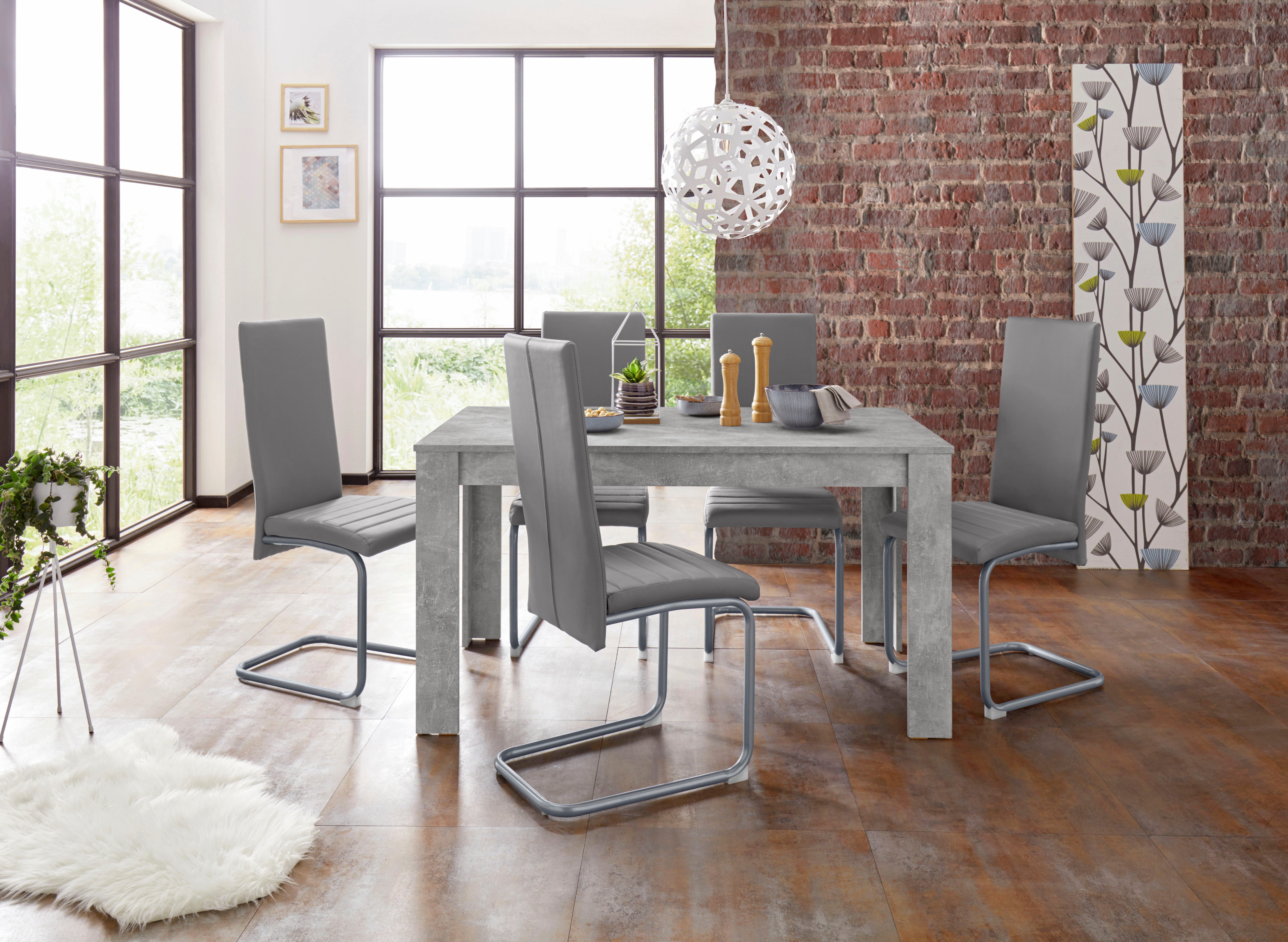 Home affaire Esstisch Nitro, Breite 140 cm günstig online kaufen