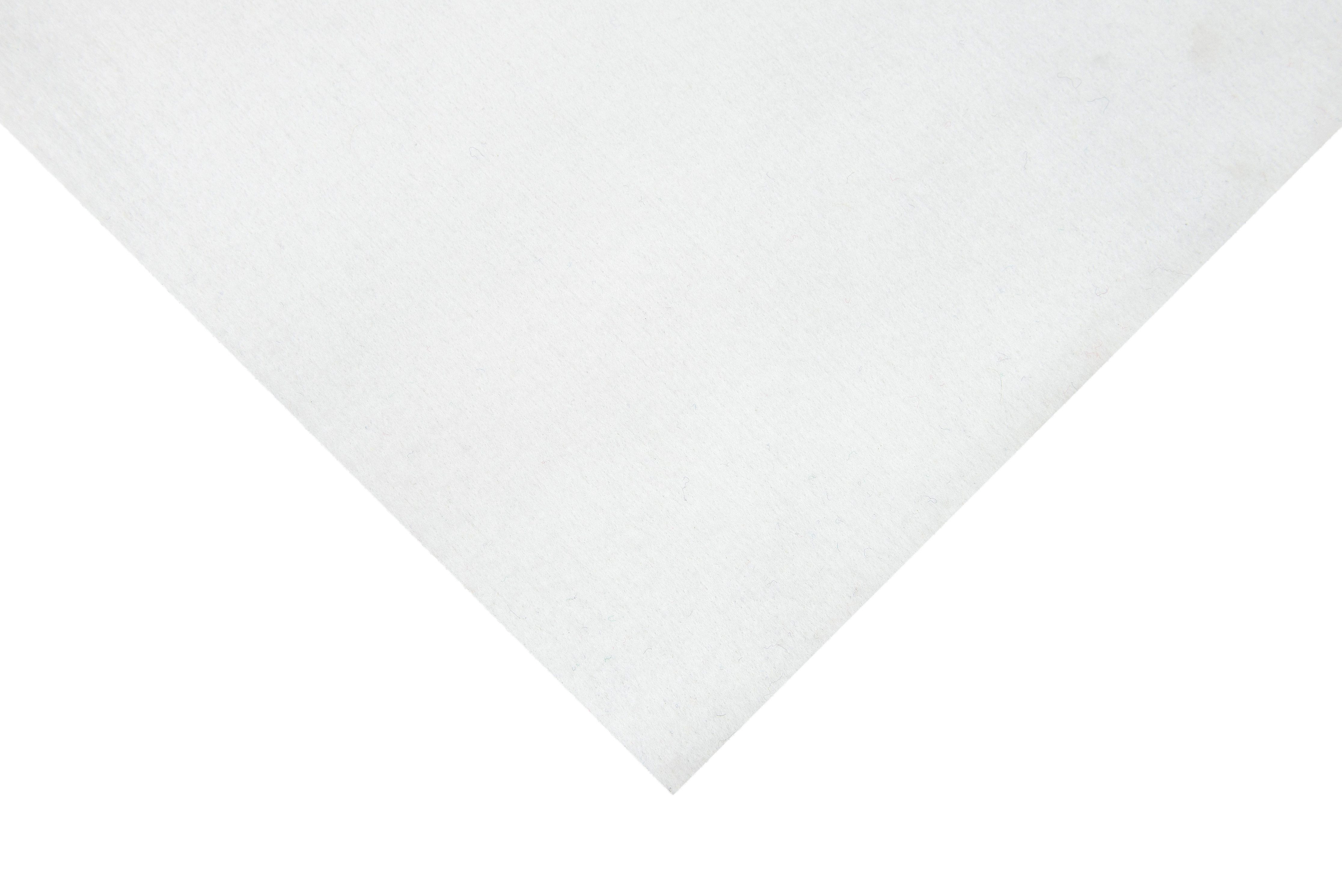 EraGreen Bastelfilz Bastelfilz Filz 1,5m Br. Dekostoff Wollfilz Filzstoff Filzrolle weiß