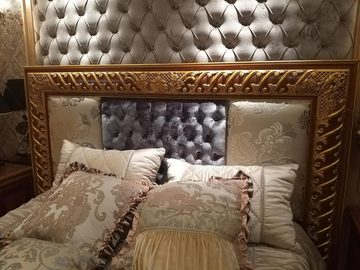 JVmoebel Bett, Doppelbett Bett Ehebett Design Luxus Betten Barock Rokoko