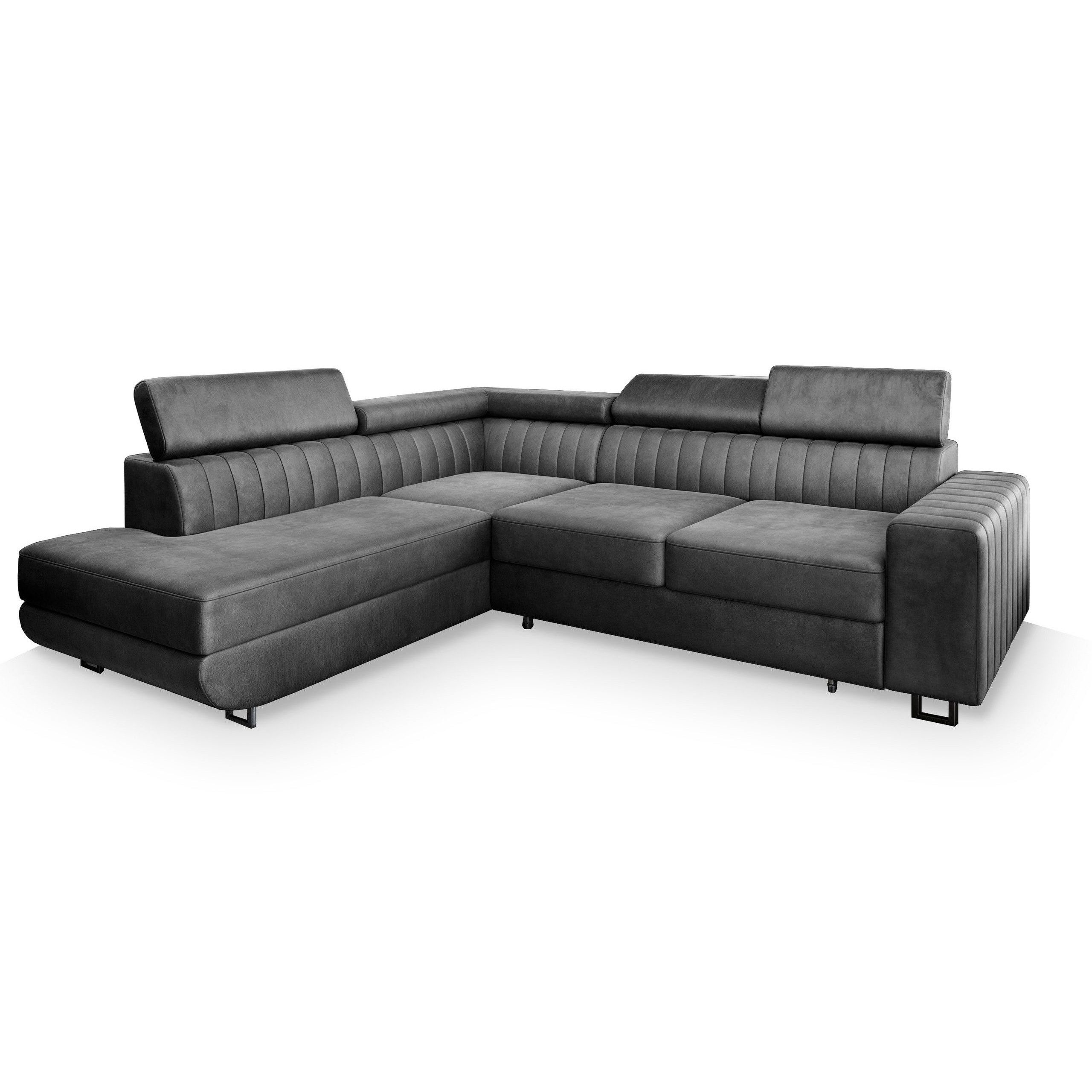 Masseno Ecksofa NOLA mit Schlaffunktion L-Form, Sofa mit Bettkasten günstig online kaufen