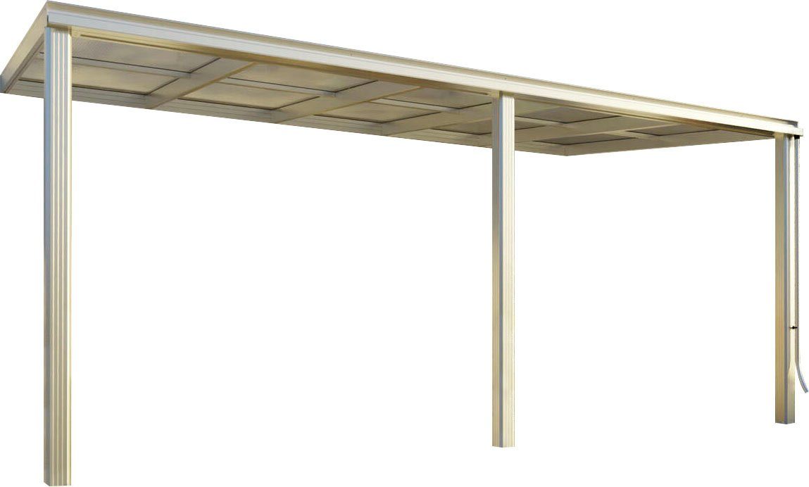 Beckmann Terrassendach Exklusiv Gr. 3, BxT: 508x270,7 cm, Bedachung Doppelstegplatten