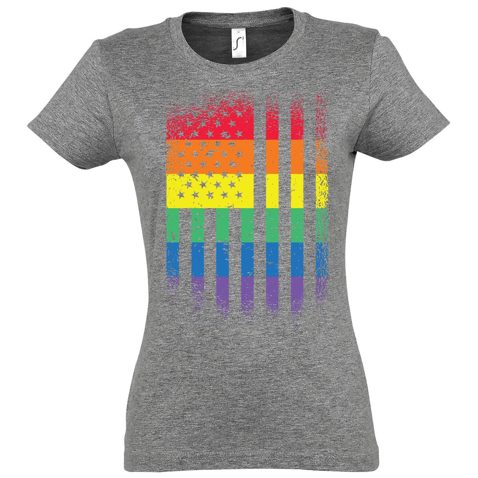 Youth Designz T-Shirt Amerika Flagge Pride günstig online kaufen