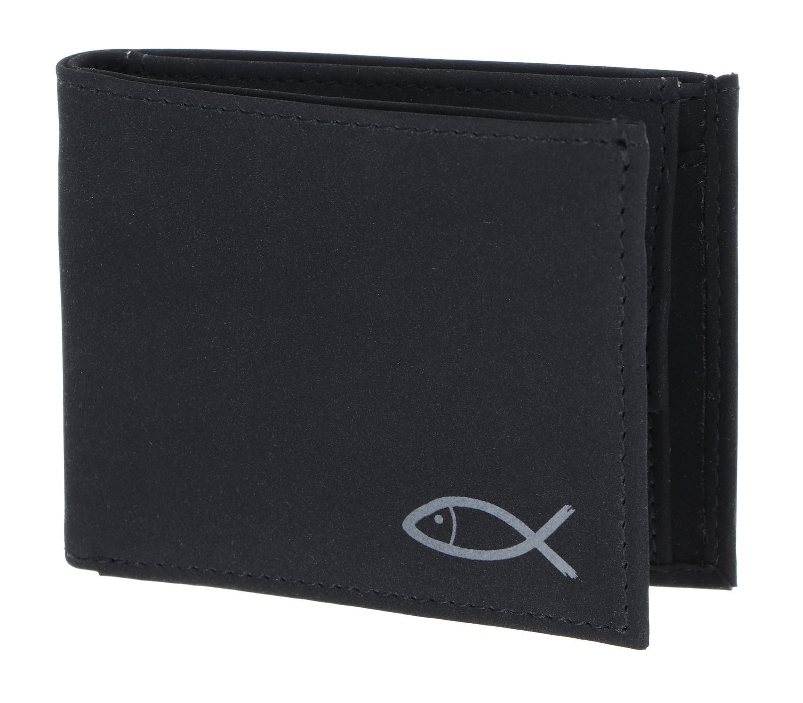 Freedom Fish Print Grey Black
