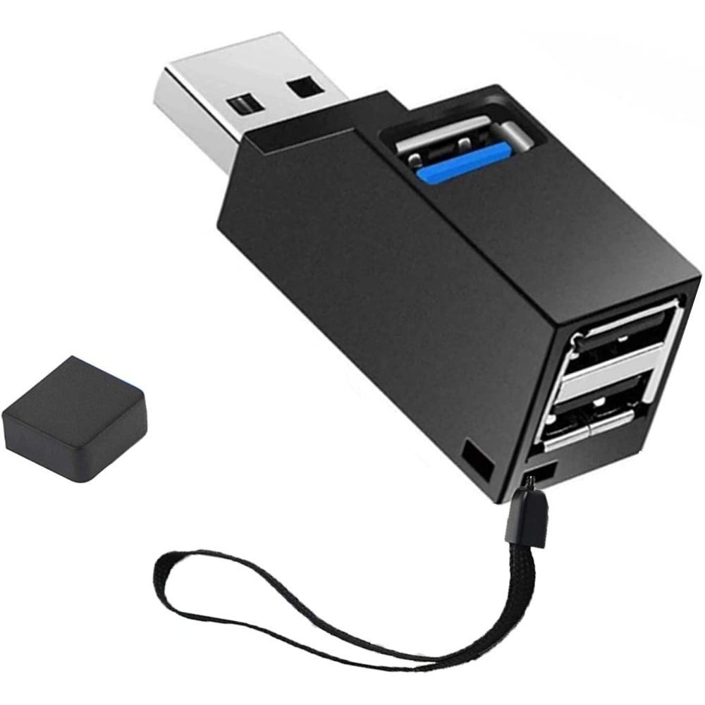 GelldG Laptop-Dockingstation 3 Port USB 3.0 Hub, USB Dock, Datenhub, USB  Verteiler, USB Adapter