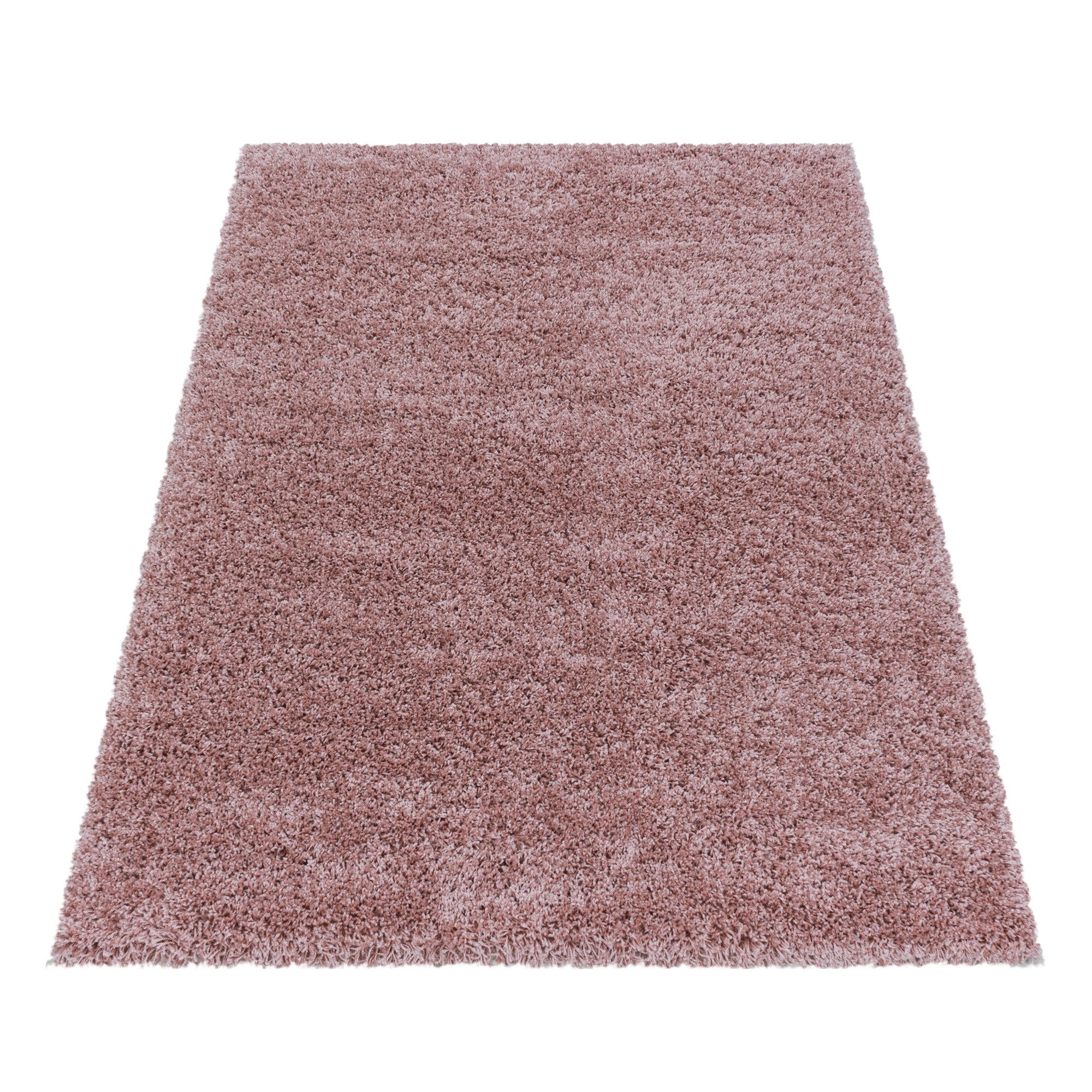 Carpettex Hochflor-Teppich Unicolor - Einfarbig, Läufer, Höhe: 30 mm, Einfa günstig online kaufen