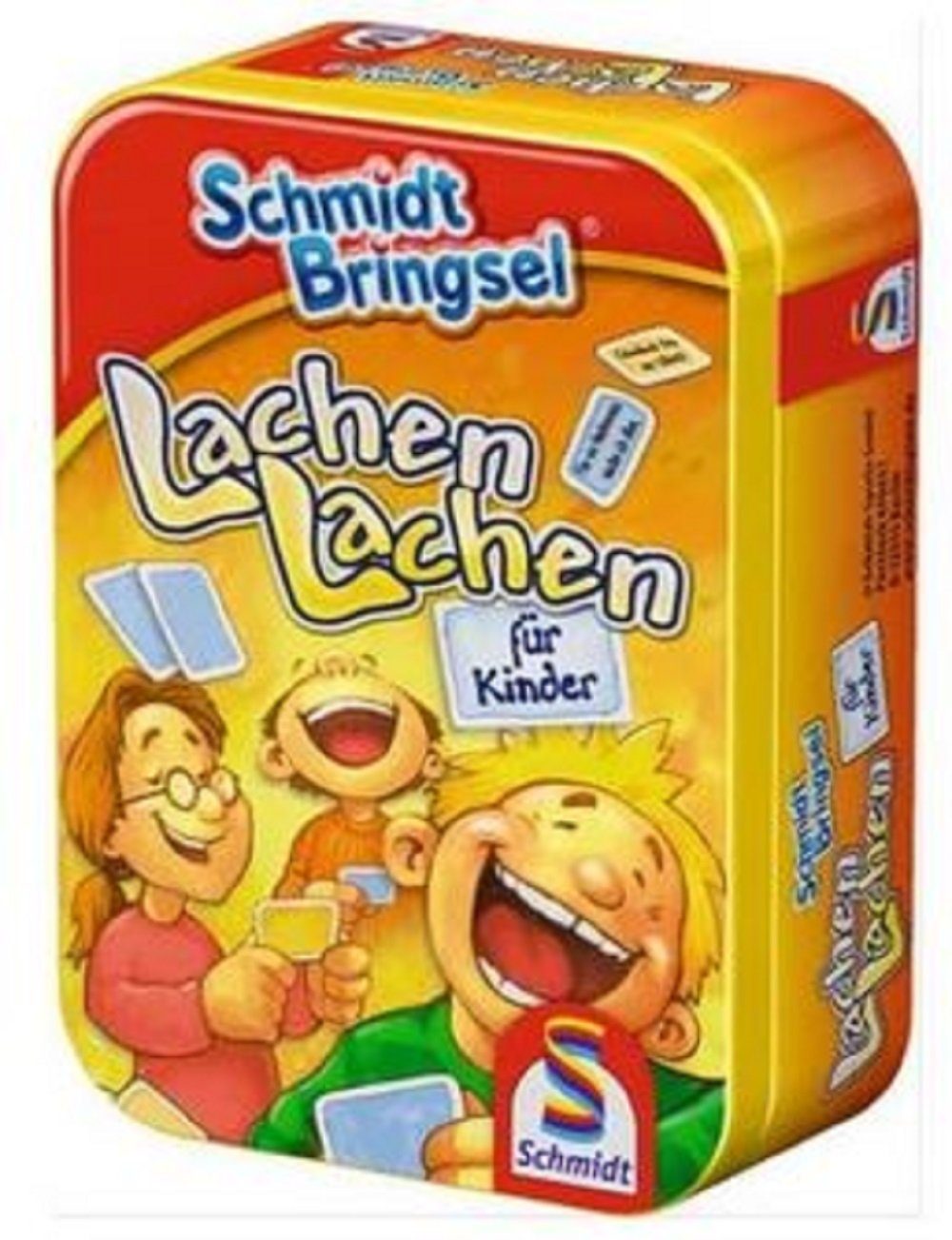 Schmidt Игры Spiel Bringsel - Lachen Lachen Kinder Kartienspiel, ca. 10 x 7 x 3,3 cm Mitbring-Spiele in Metallbox
