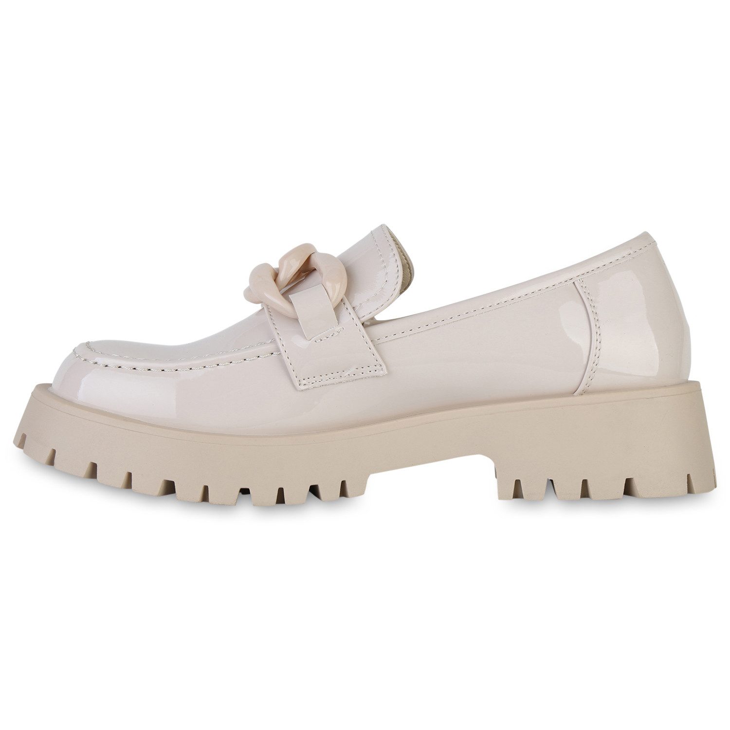 VAN HILL 840052 Outdoorschuh Damen Halbschuhe Plateauschuhe Slippers Ketten günstig online kaufen