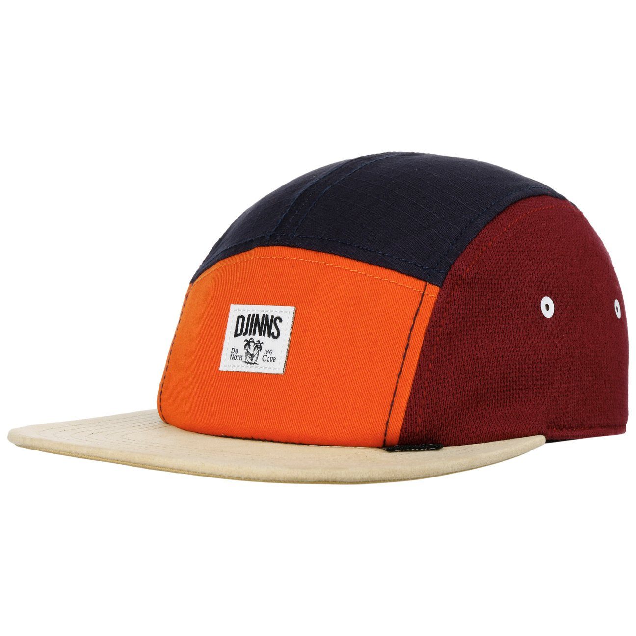 orange Basecap Cap Baseball (1-St) Schirm Djinns mit