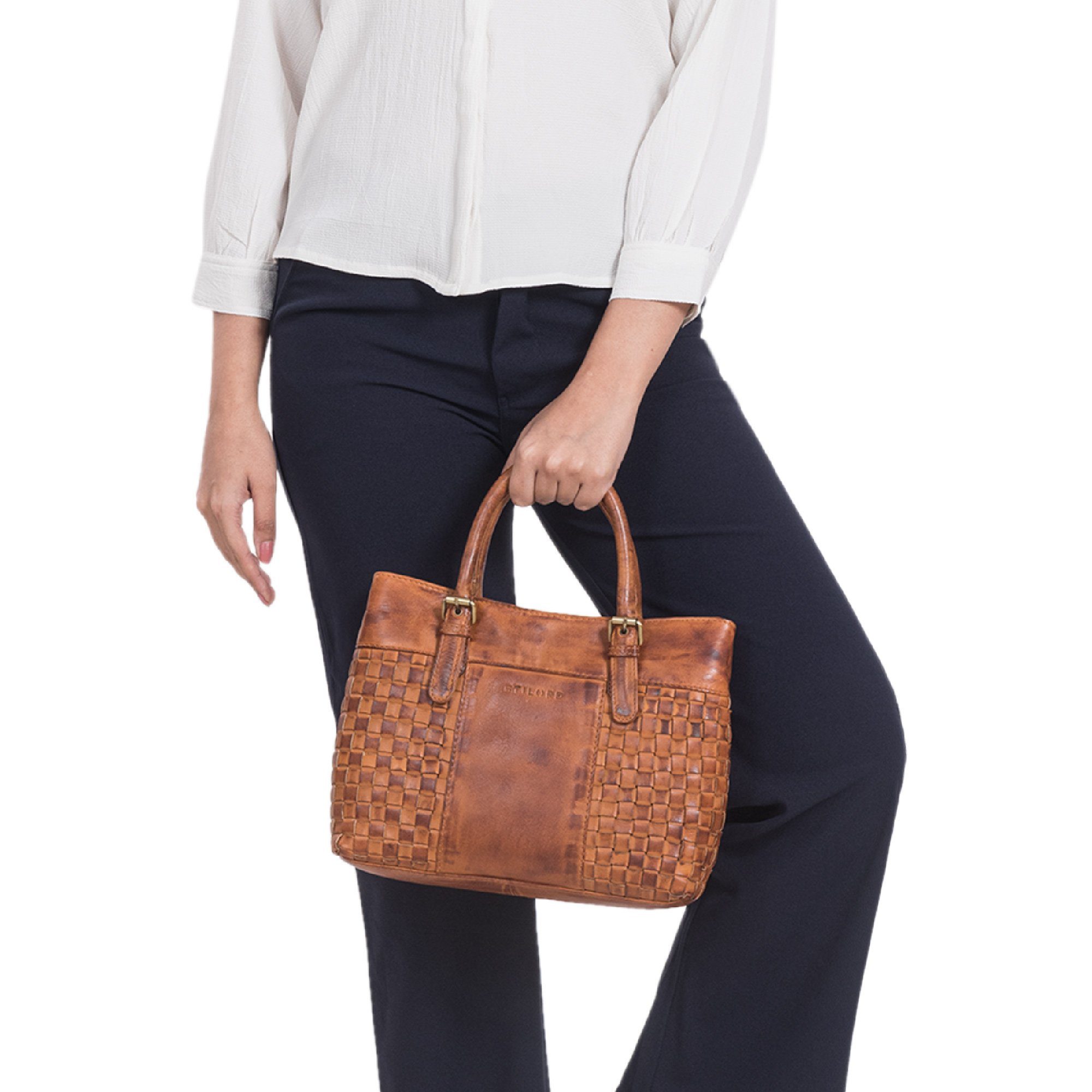 STILORD Handtasche "Daniela" Modische Handtasche Leder günstig online kaufen
