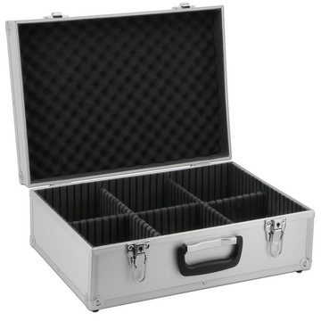 ECI Tools Werkzeugkoffer Aluminium Koffer Silber mit Schaumstoffeinlage (LxBxH) 450 x 320 x