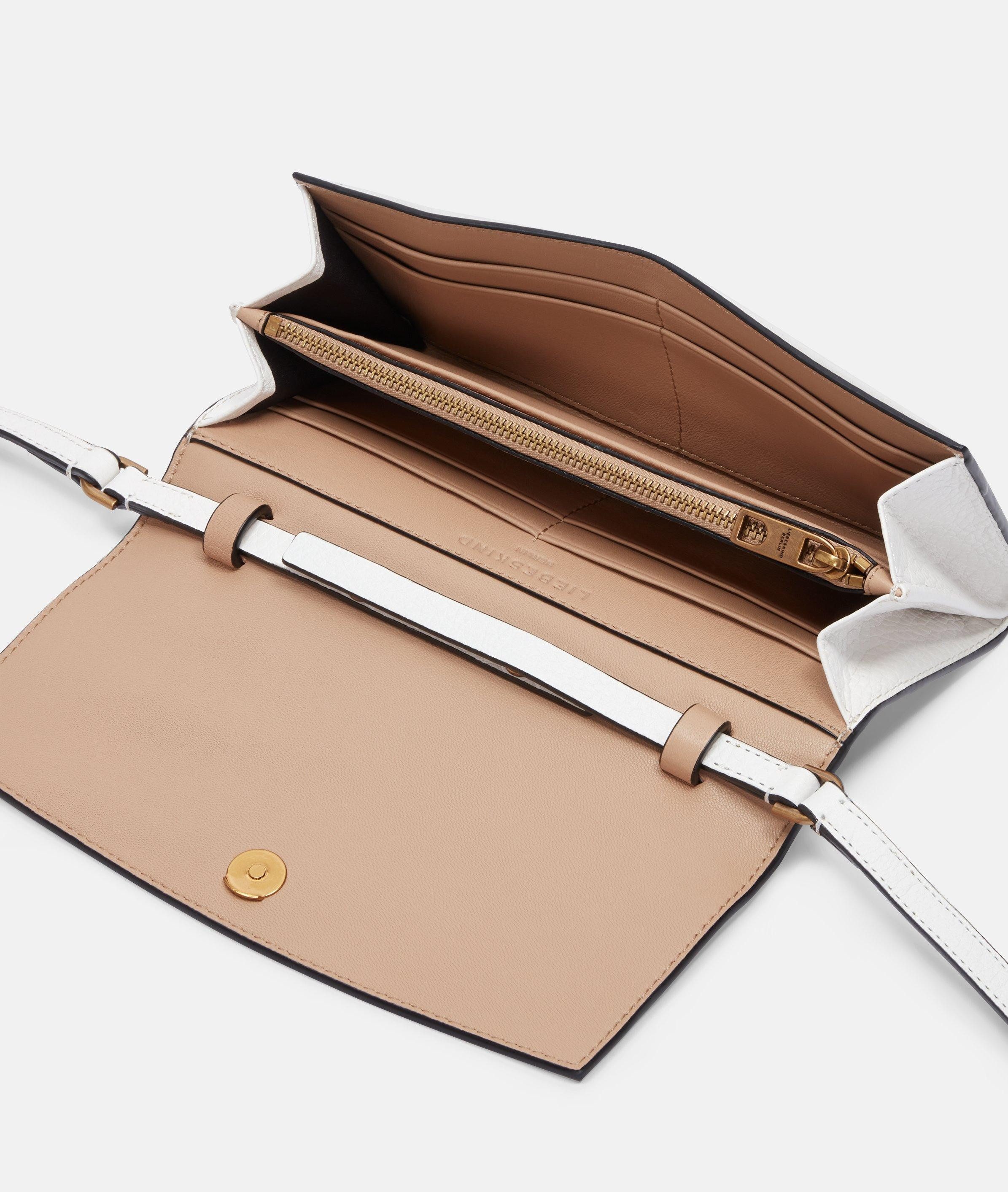 Liebeskind Berlin Umhängetasche Alessa Crossbody XS, Kompakte Tasche aus Rindsleder