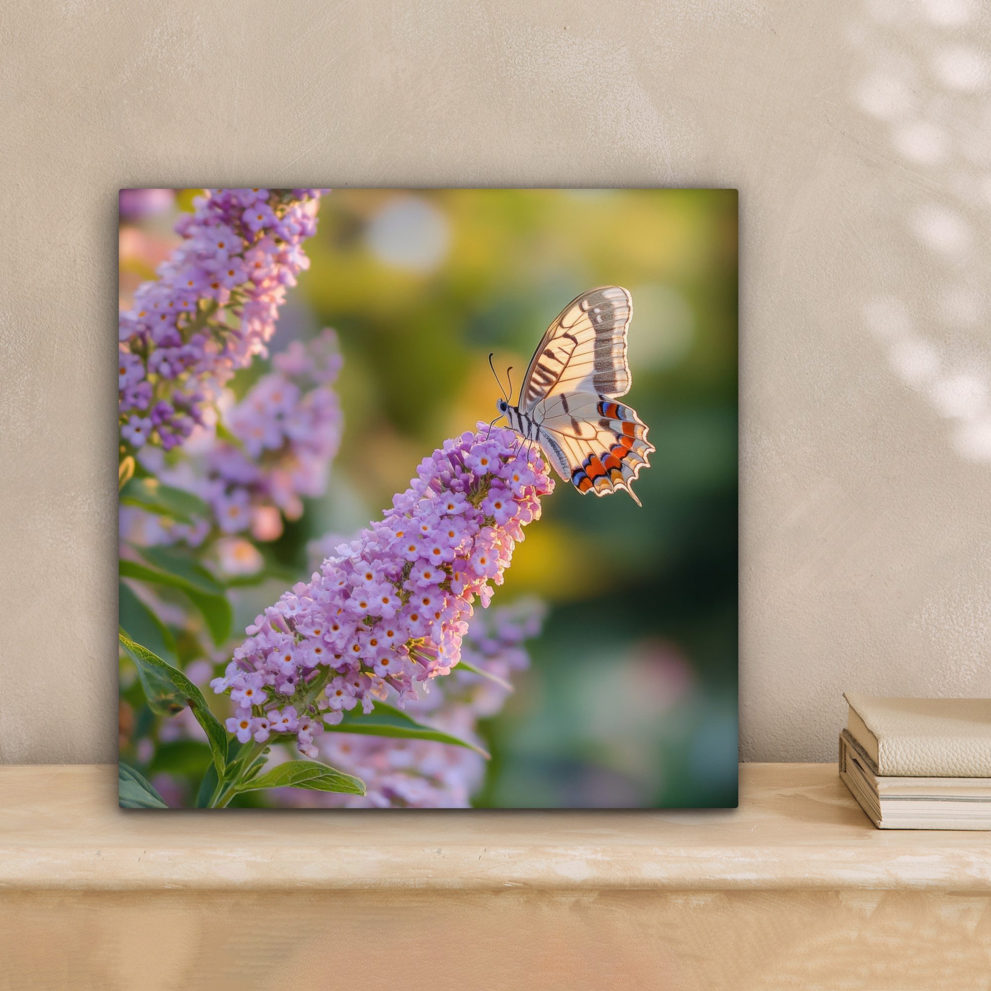 OneMillionCanvasses® Leinwandbild Verschnörkelt - Schmetterling - günstig online kaufen
