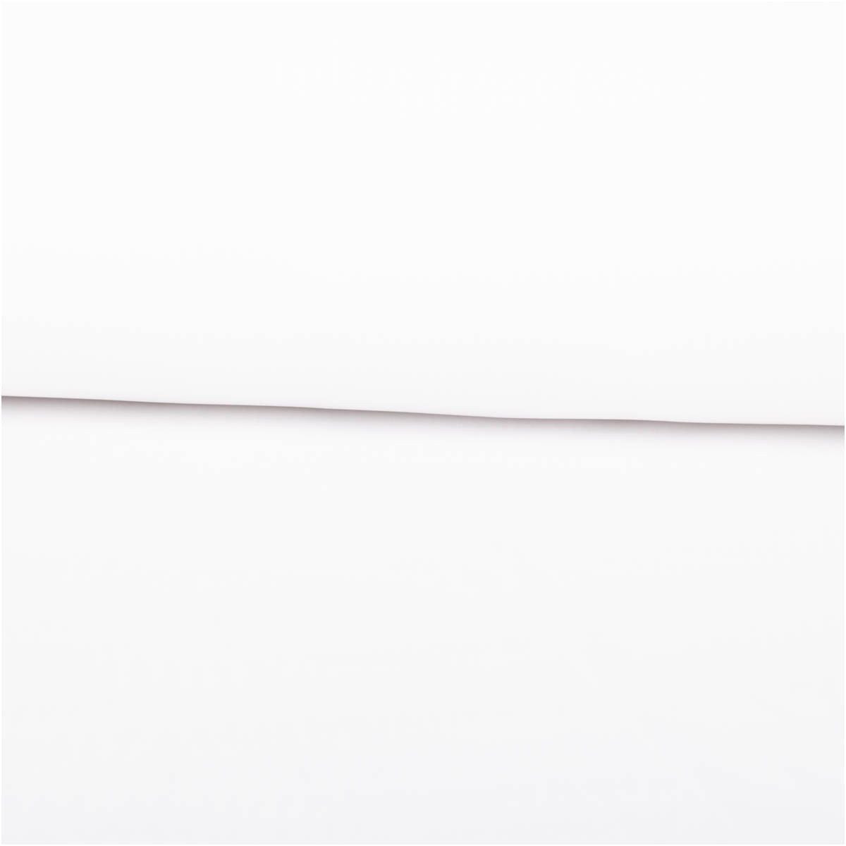 SCHÖNER LEBEN. Vorhang Gardinenstoff Voile Stores Weiß Meterware 300 cm mit Bleiband, leicht perforiert, Voile