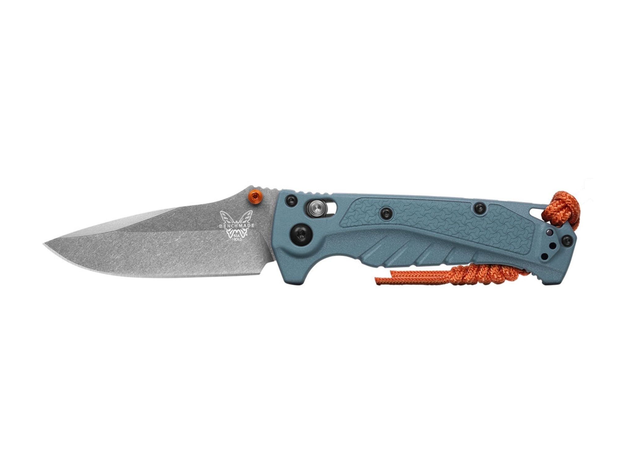 Benchmade Taschenmesser Benchmade Mini Adira 18065, Magna Cut, Blue Grivory