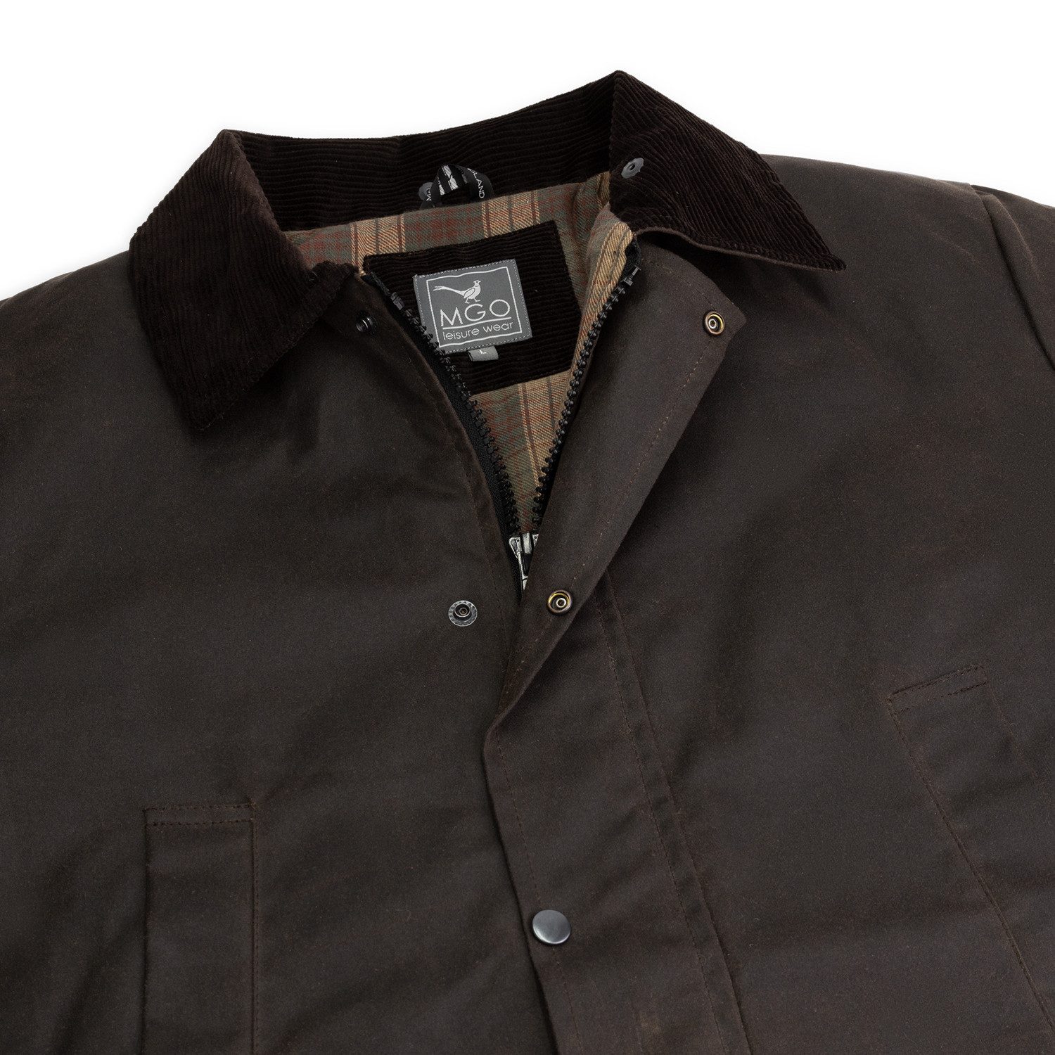 MGO Outdoorjacke MGO Brandon Wax Jacket Men Navy XXL