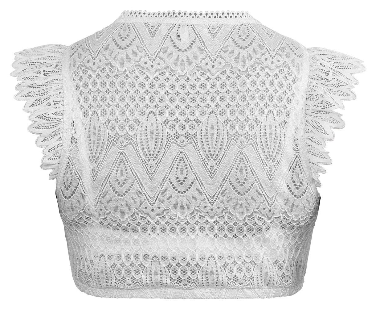 MarJo Dirndlbluse Dirndlbluse Neudörfl Flügelarm ecru – Bild 2 von 3