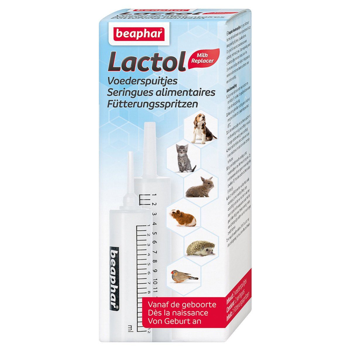 Trinkflasche Lactol Fütterungsspritzen - 2 Stück für Katzen