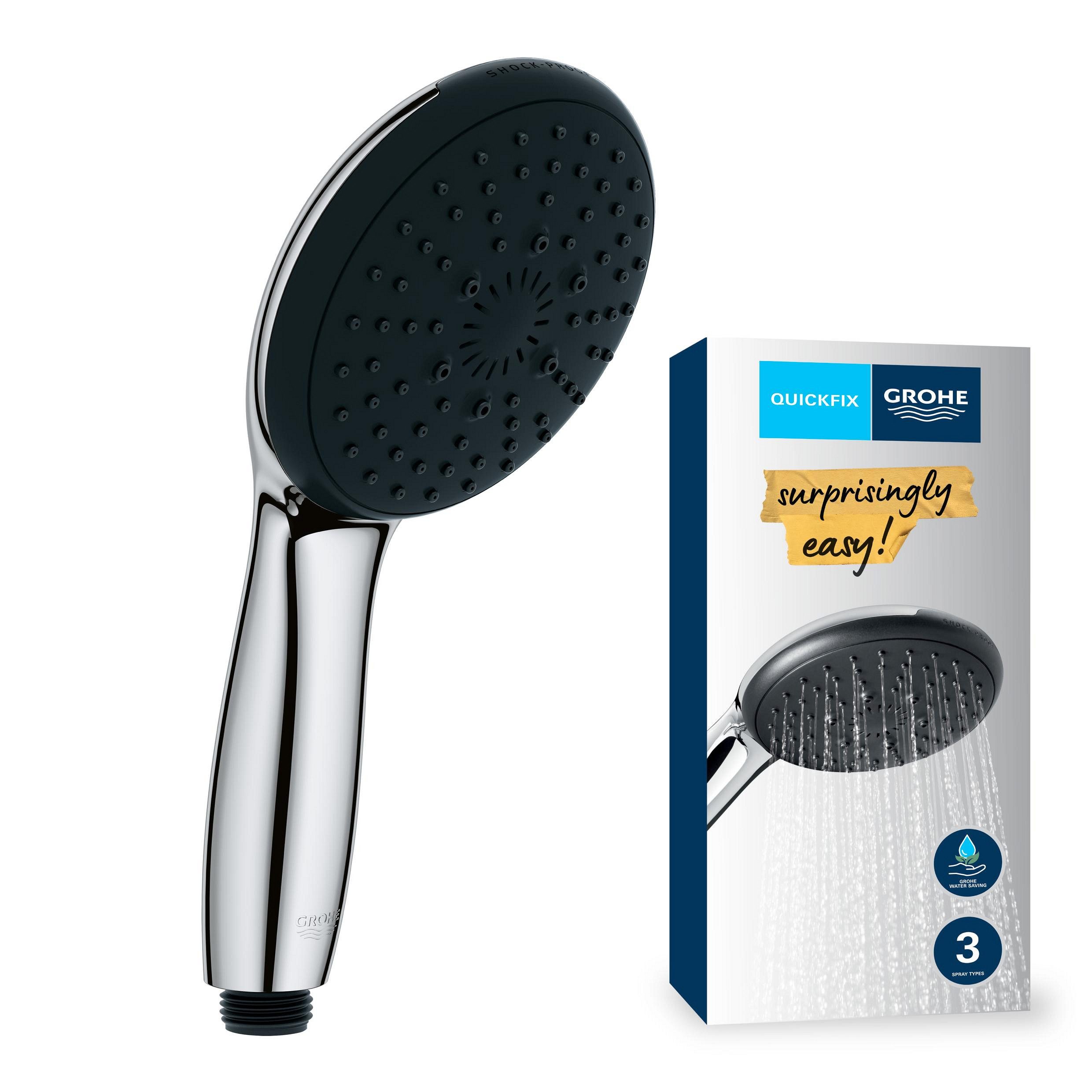 Grohe Duschbrause Vitalio Start 110 Handbrause, Quickfix, chrom (26031001)