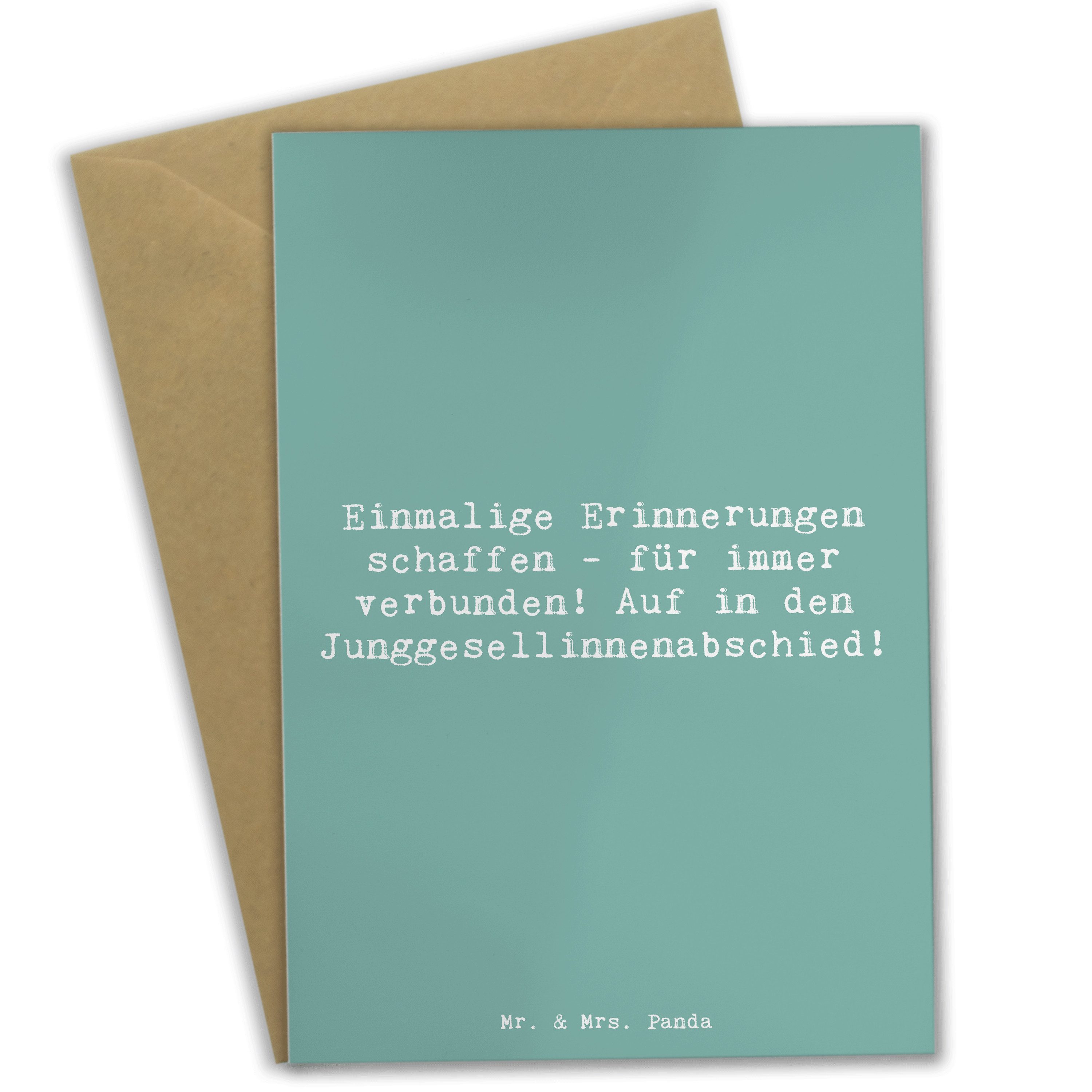 Grußkarte Junggesellinnenabschied Erinnerungen - Meeresbrise - Geschenk, Freund