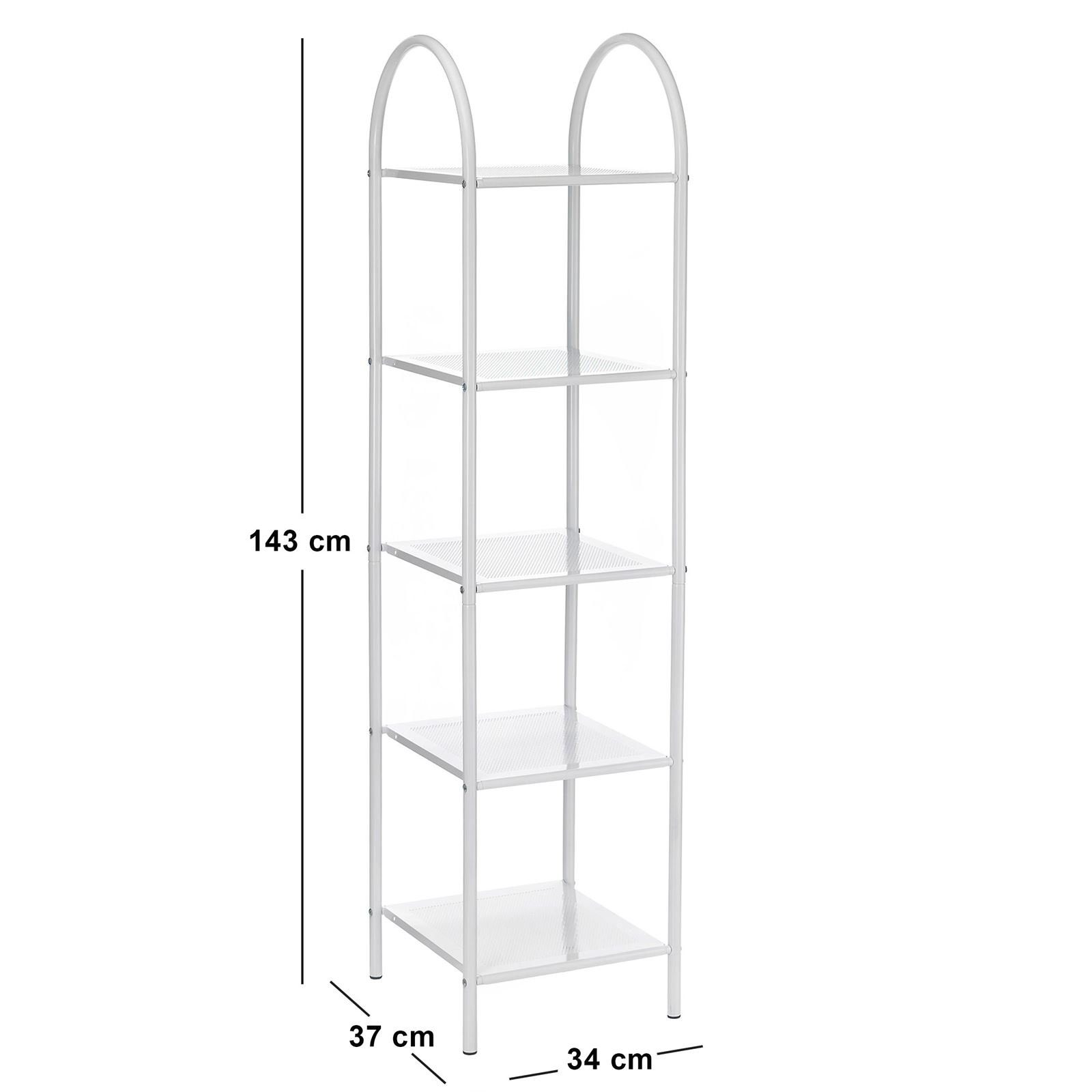 CARO-Möbel Standregal MADURAI, Badregal Badezimmerregal Handtuchregal Stand günstig online kaufen
