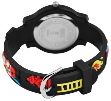 QBOS Quarzuhr Beny analoge Kinderuhr mit Silikonarmband 4500023, Kinder Armbanduhr