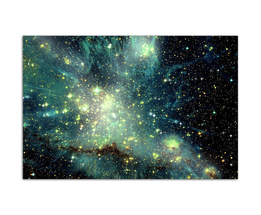 Leinwandbild 120x80cm Sterne Planeten Weltall Galaxie