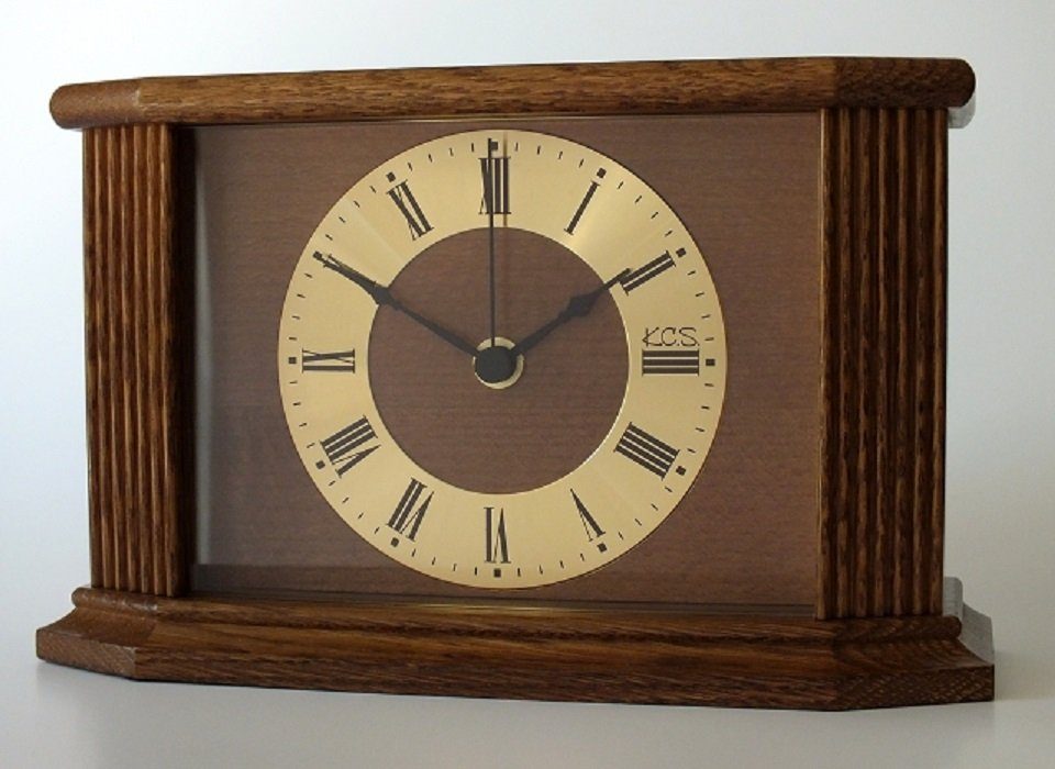 Tischuhr Analoge Tischuhr Standuhr "Guînes" Uhr, Antik, 24x15 cm