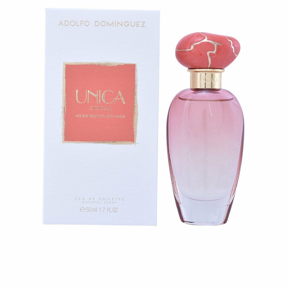 Adolfo Dominguez Eau de Toilette Adolfo Dominguez Unica Coral Eau De Toilette Spray 50ml