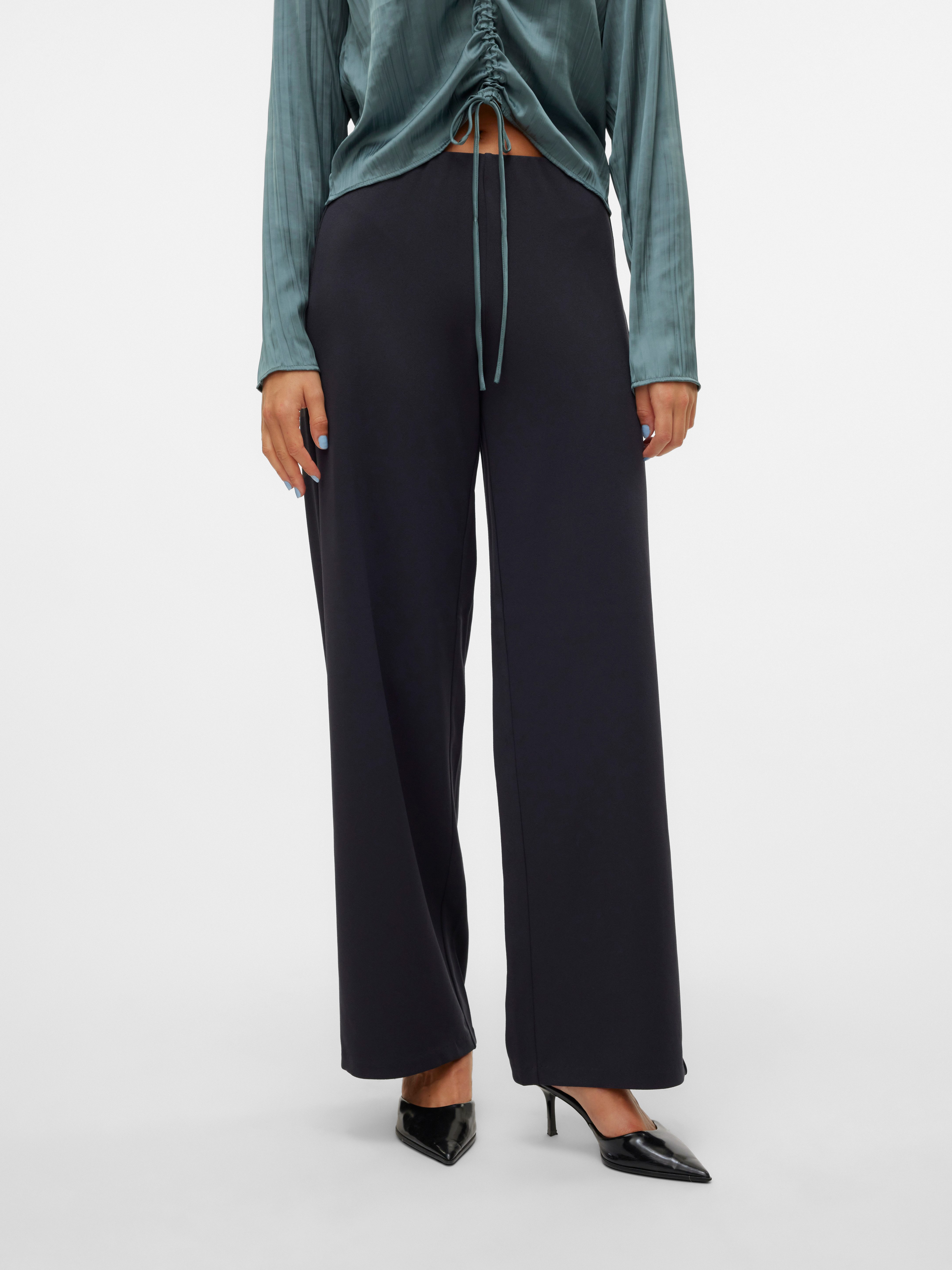 Vero Moda Schlupfhose VMBERLIN ZAMIRA MW WIDE PANT NOOS mit Stretch günstig online kaufen