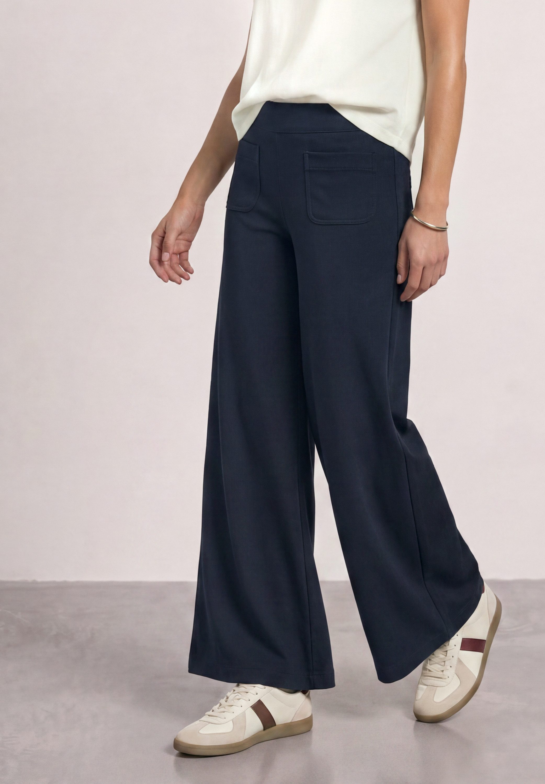 STREET ONE Jerseyhose High Waist