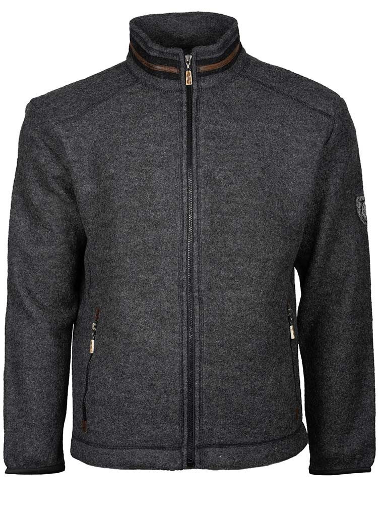 Maddox Trachtenjacke Herrenjacke Bannsee grau