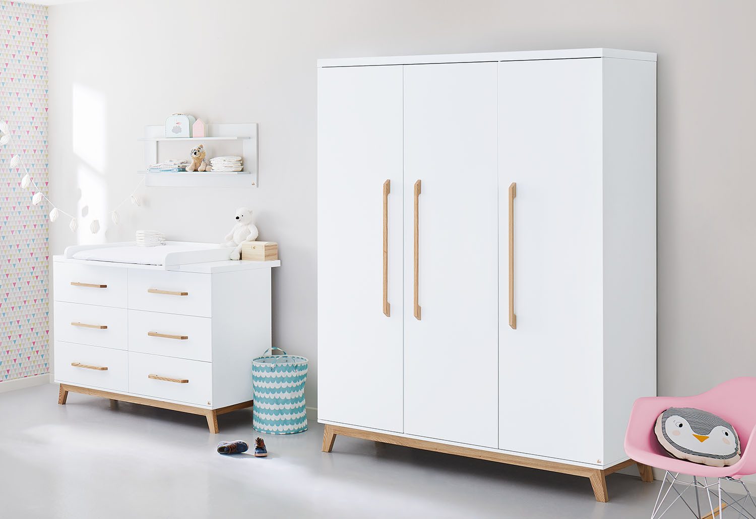 Pinolino® Kinderkleiderschrank Kleiderschrank 'Riva' groß