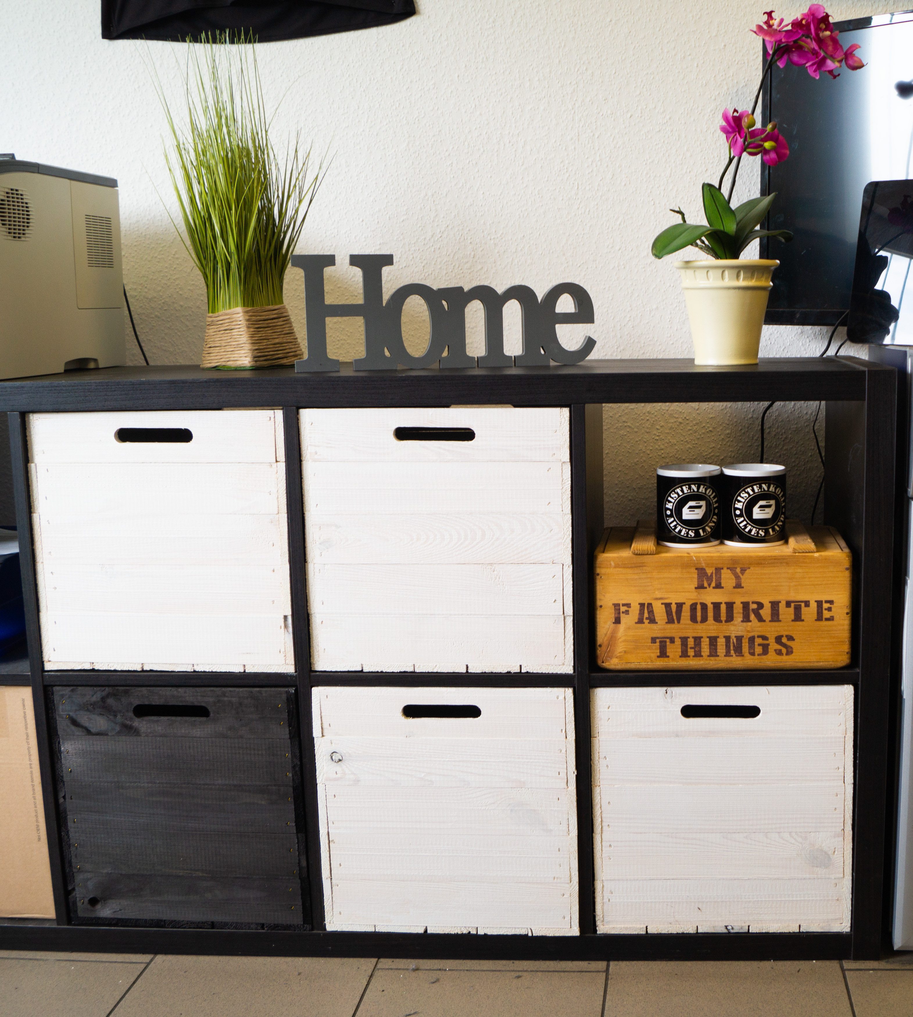 Kistenkolli Altes Land Allzweckkiste 3er set Holzkiste weiß passend für Kal günstig online kaufen