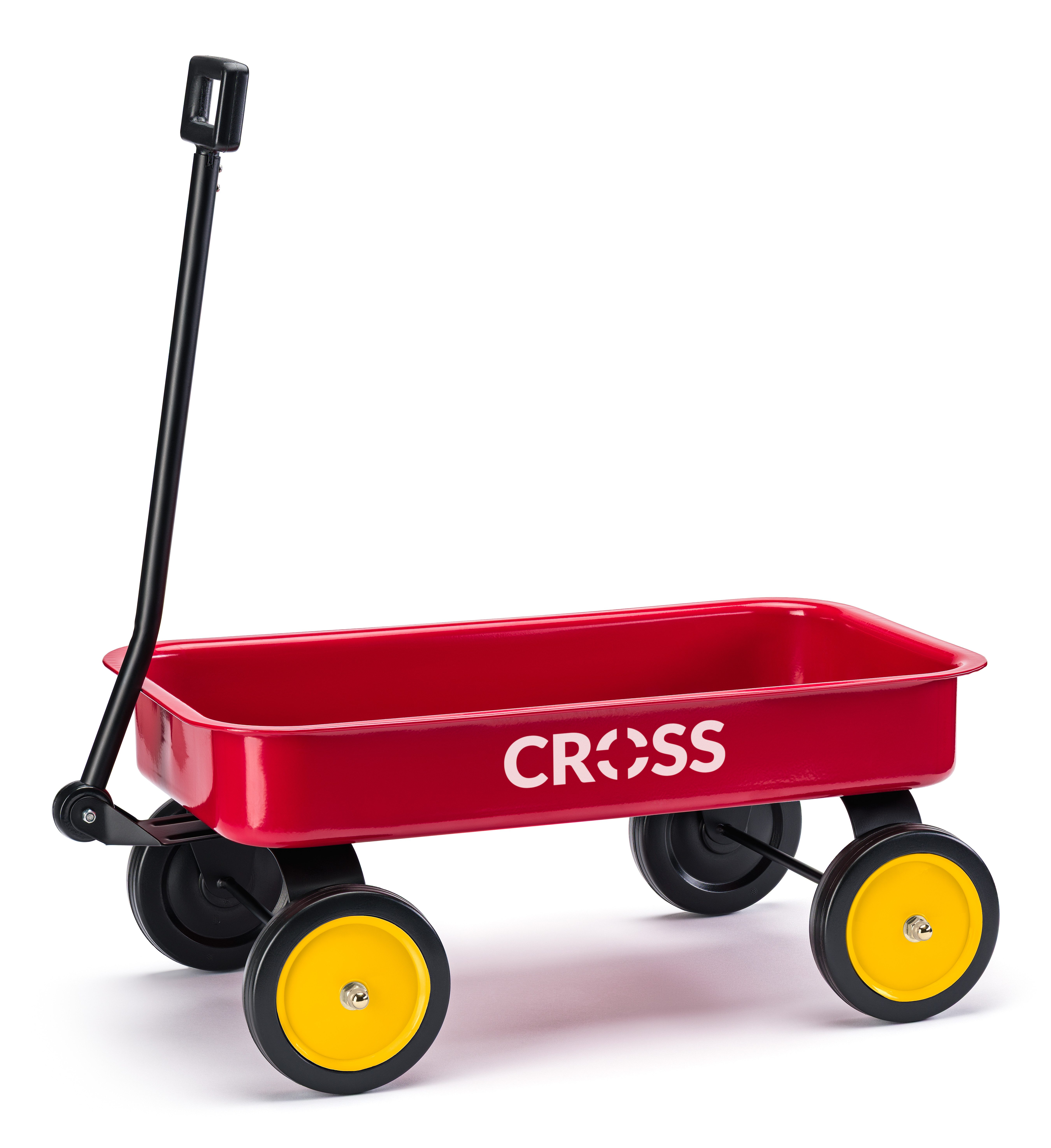 Woodyland Nachziehspielzeug Metall-Nachziehwagen / Bollerwagen / Sandwagen - Belastbar bis 50kg, 50kg belastbar maximal. Metallwanne.