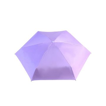 BIGGDESIGN Langregenschirm Biggdesign Moods Up Lila Mini Regenschirm