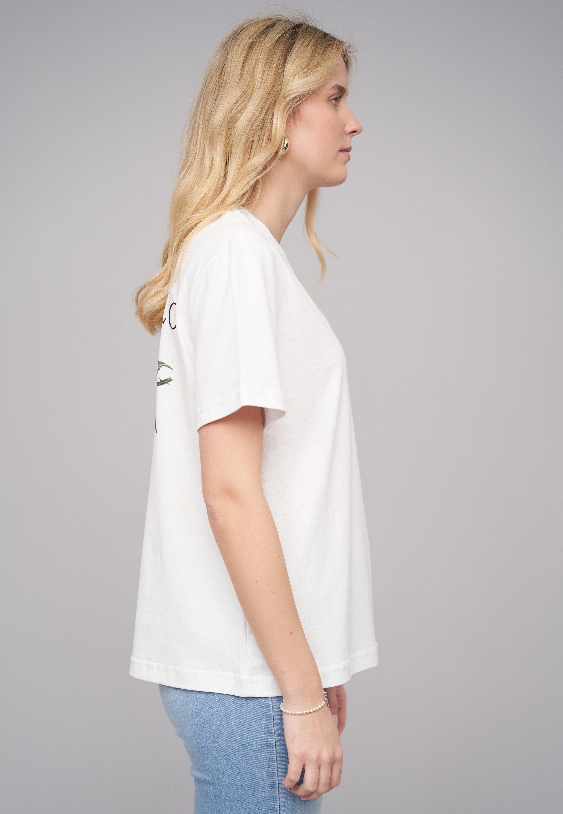 CLOUD 5IVE T-Shirt CLOUD 5IVE Ladies 77 Limoncello White Tee (1-tlg)