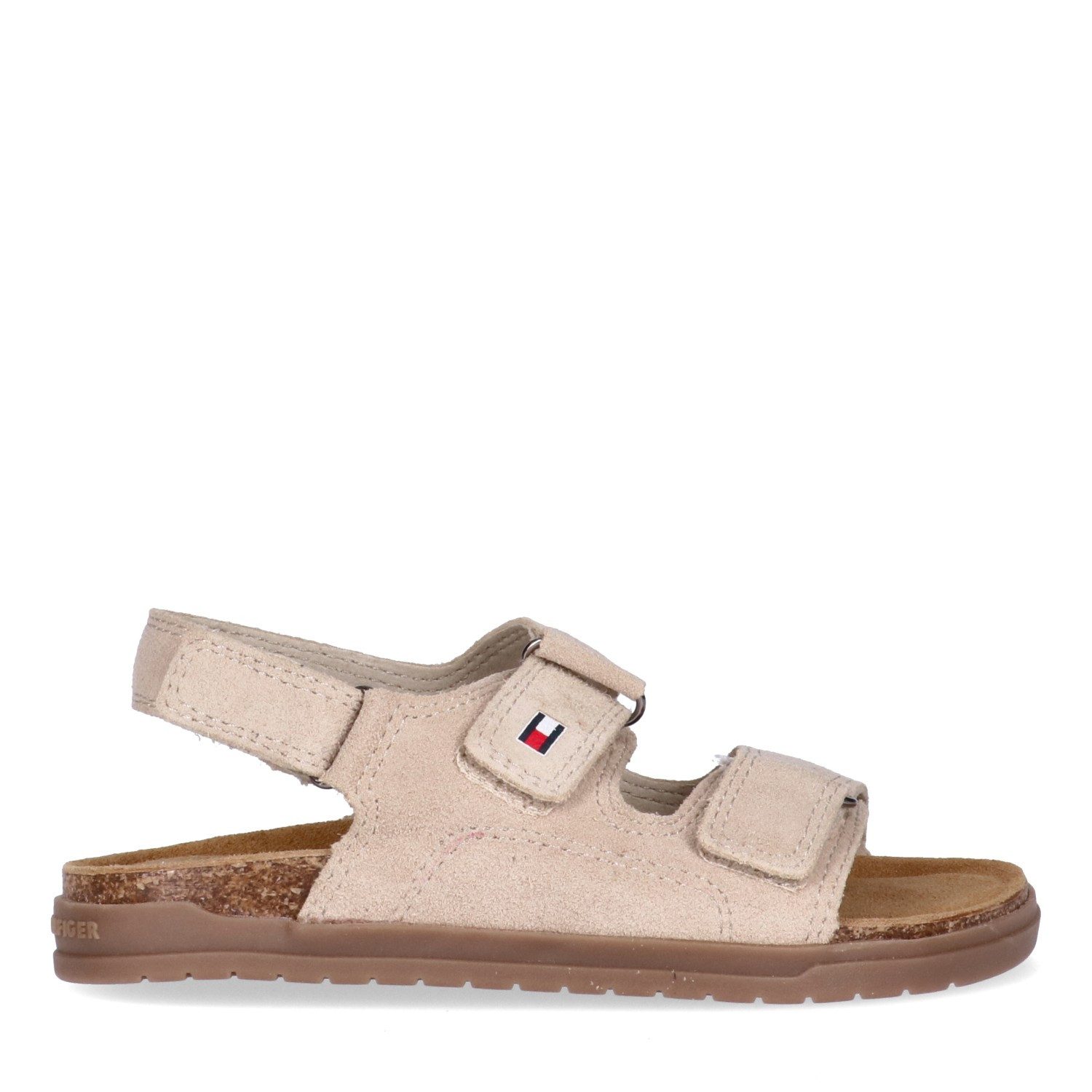 Tommy Hilfiger Sandale Barfußschuh, Sommerschuh mit drei regulierbaren Klettverschlüssen